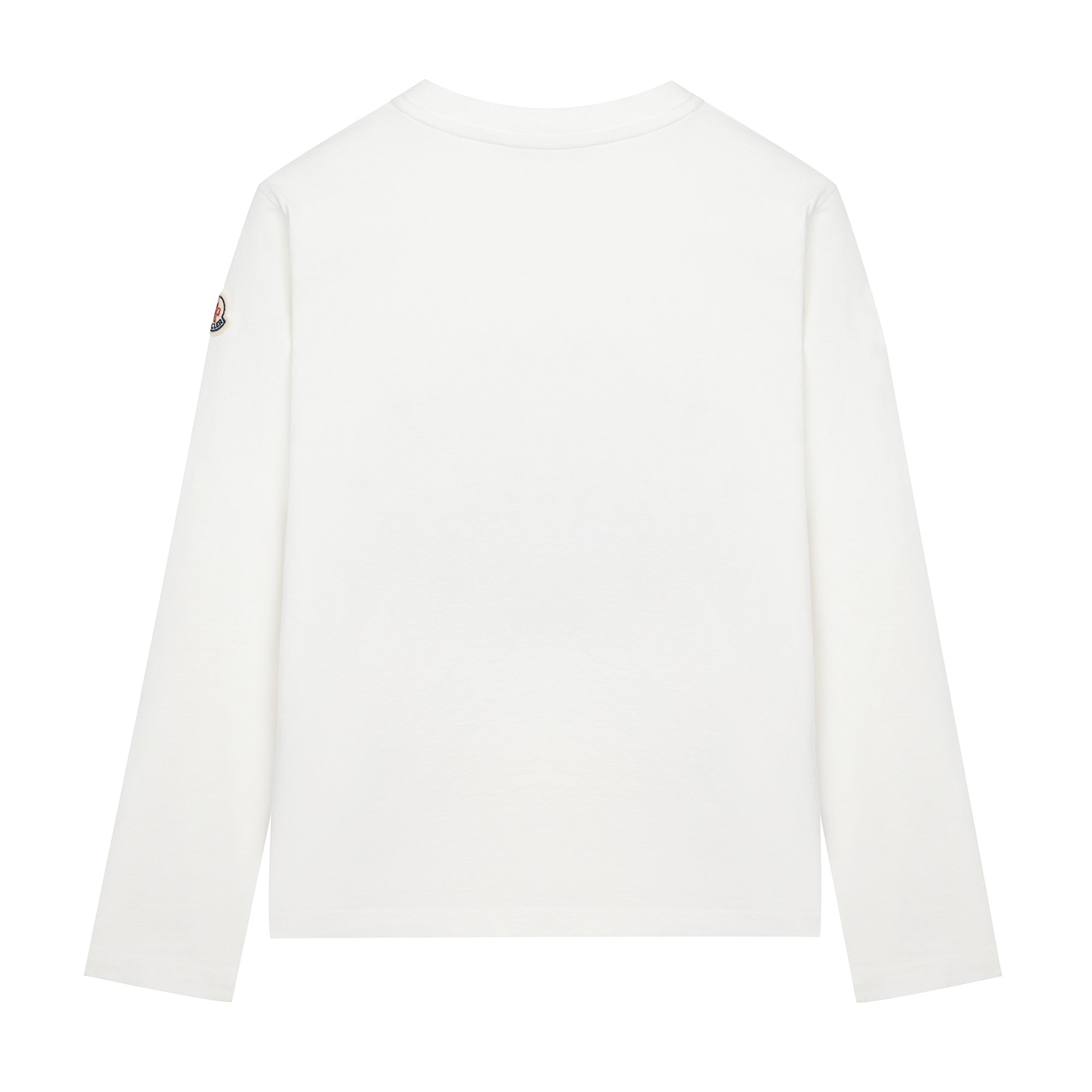 Boys White Printed Cotton T-Shirt