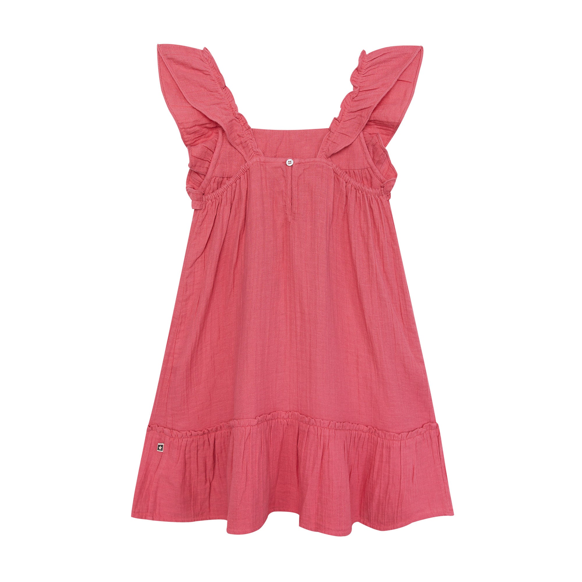Girls Pink Cotton Dress
