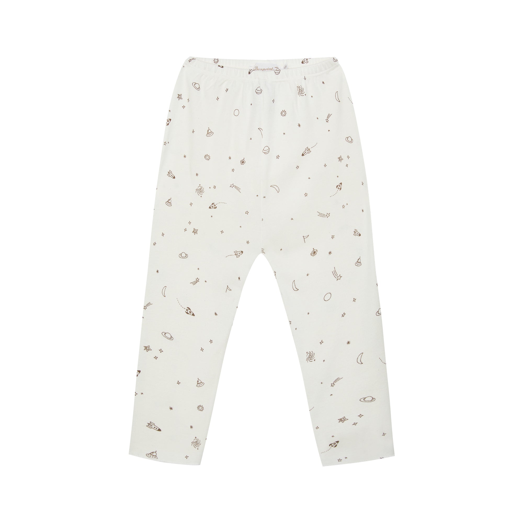 Baby Boys White Printed Cotton Set
