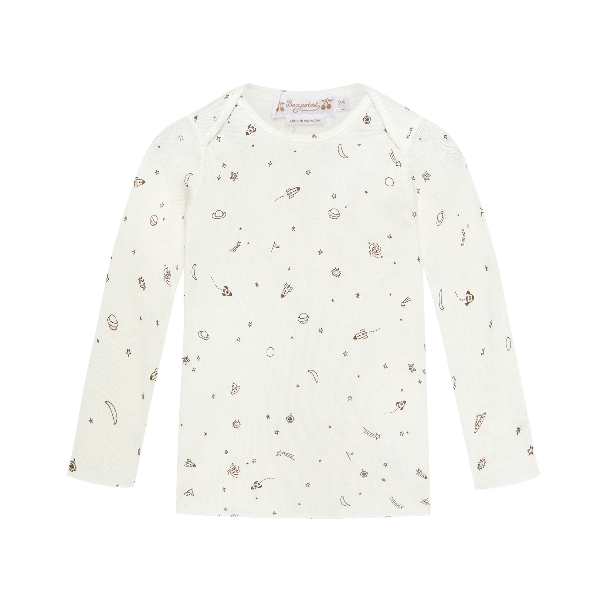 Baby Boys White Printed Cotton Set