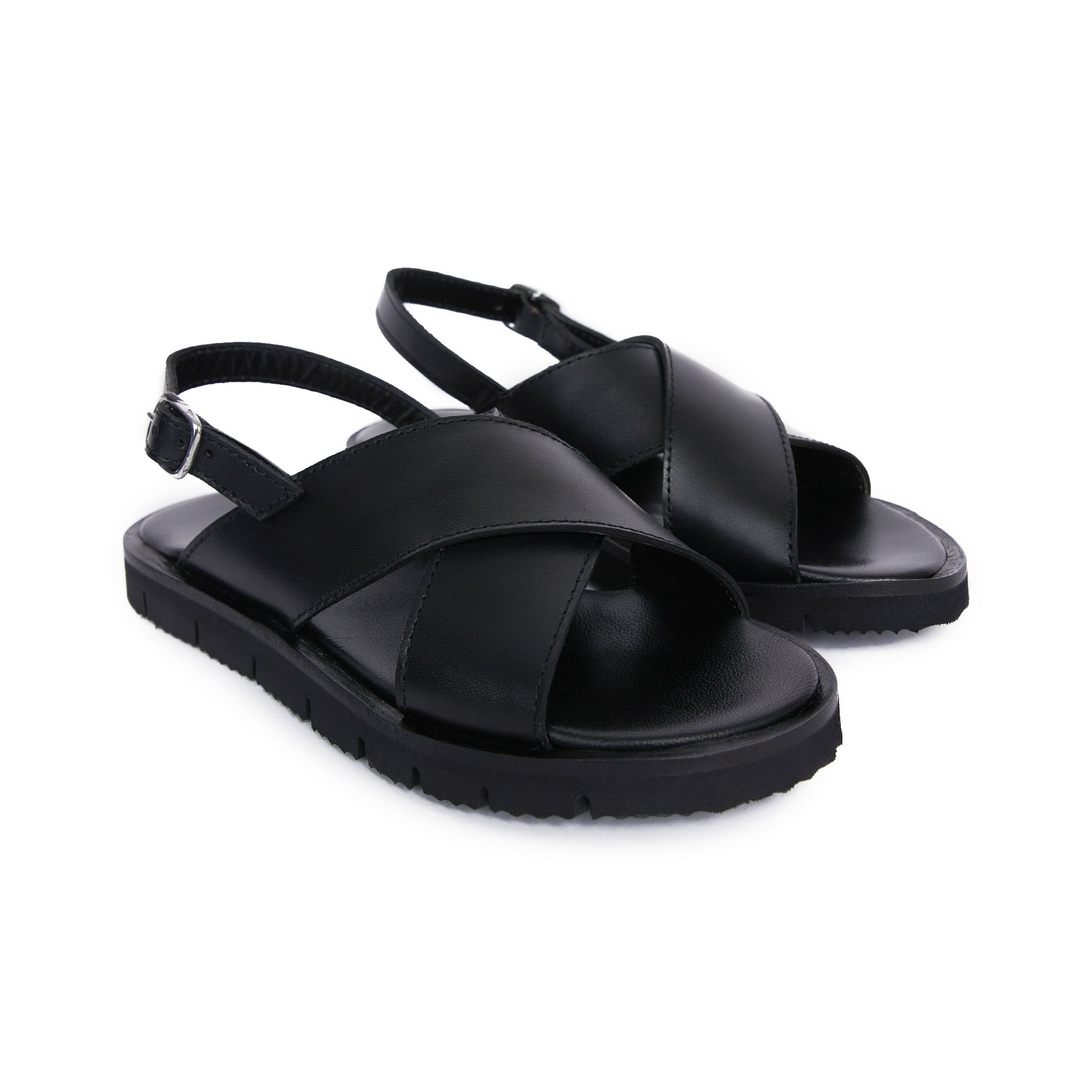 Girls Black Sandals