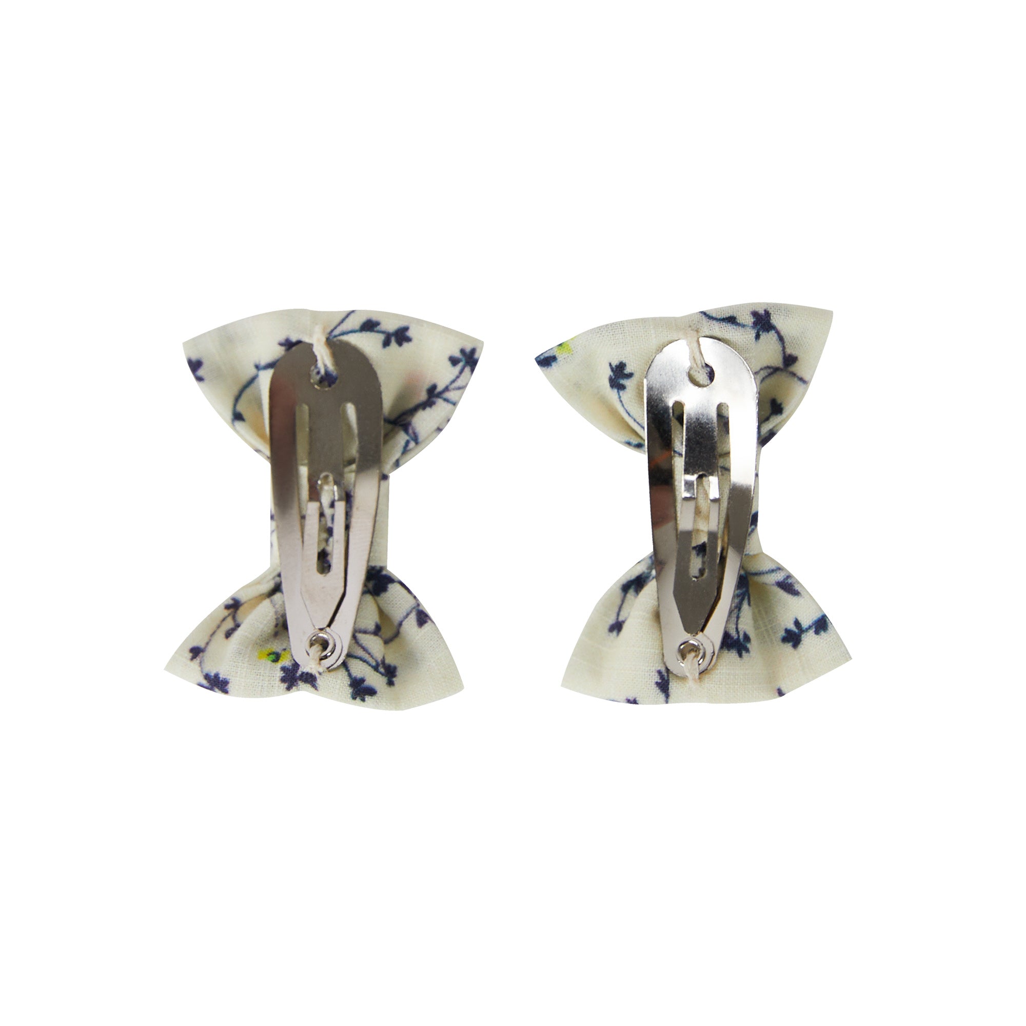 Girls Ivory Floral Hair Clips