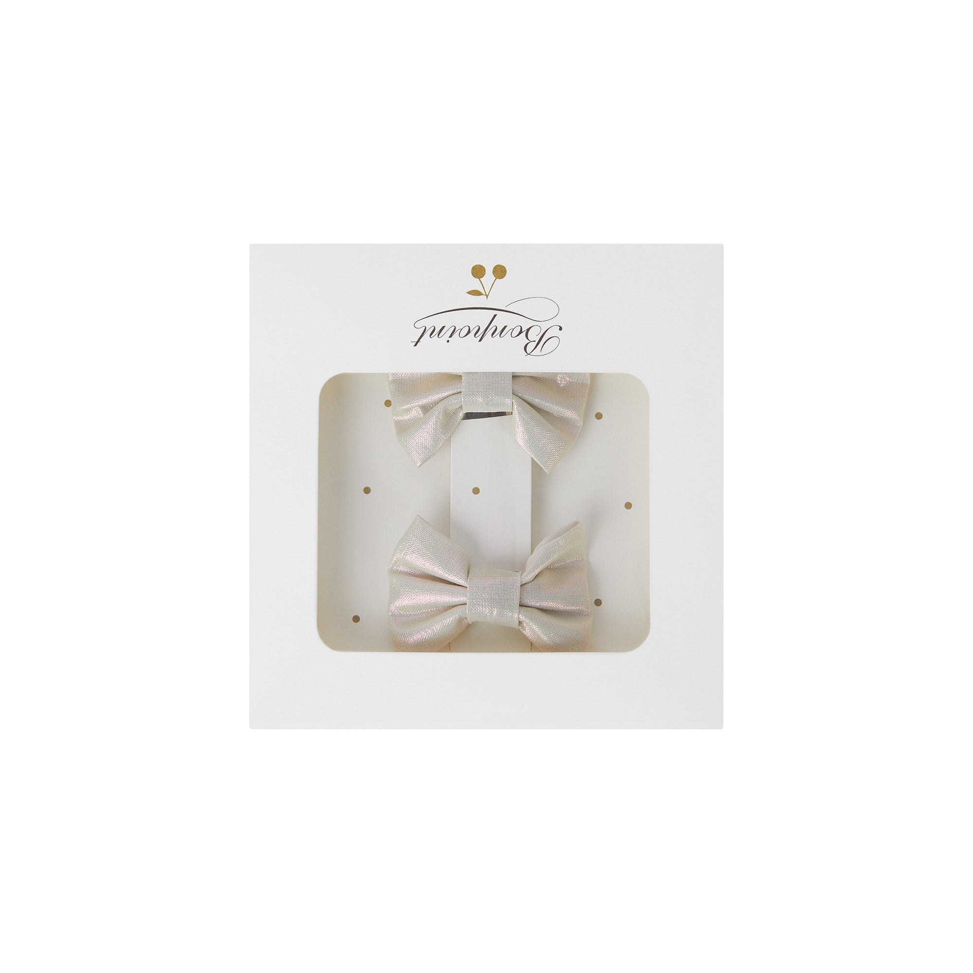Girls Perle White Hair Clips