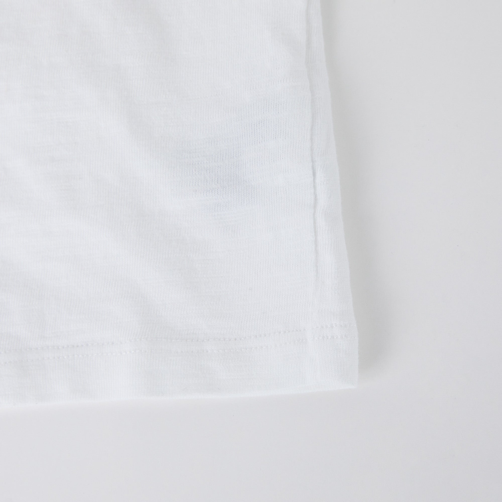 Girls White Printed Cotton T-Shirt