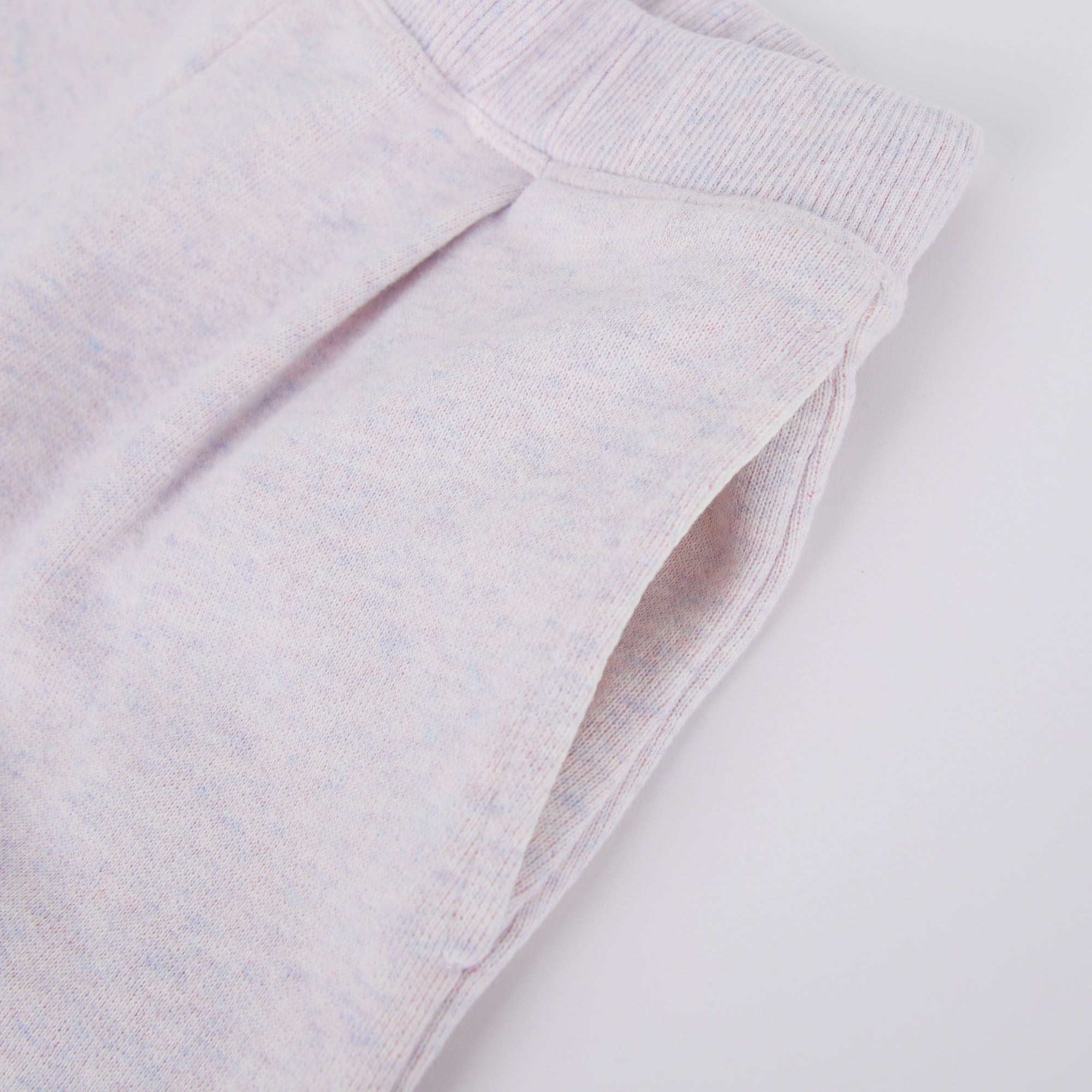 Girls Light Pink Cotton Shorts