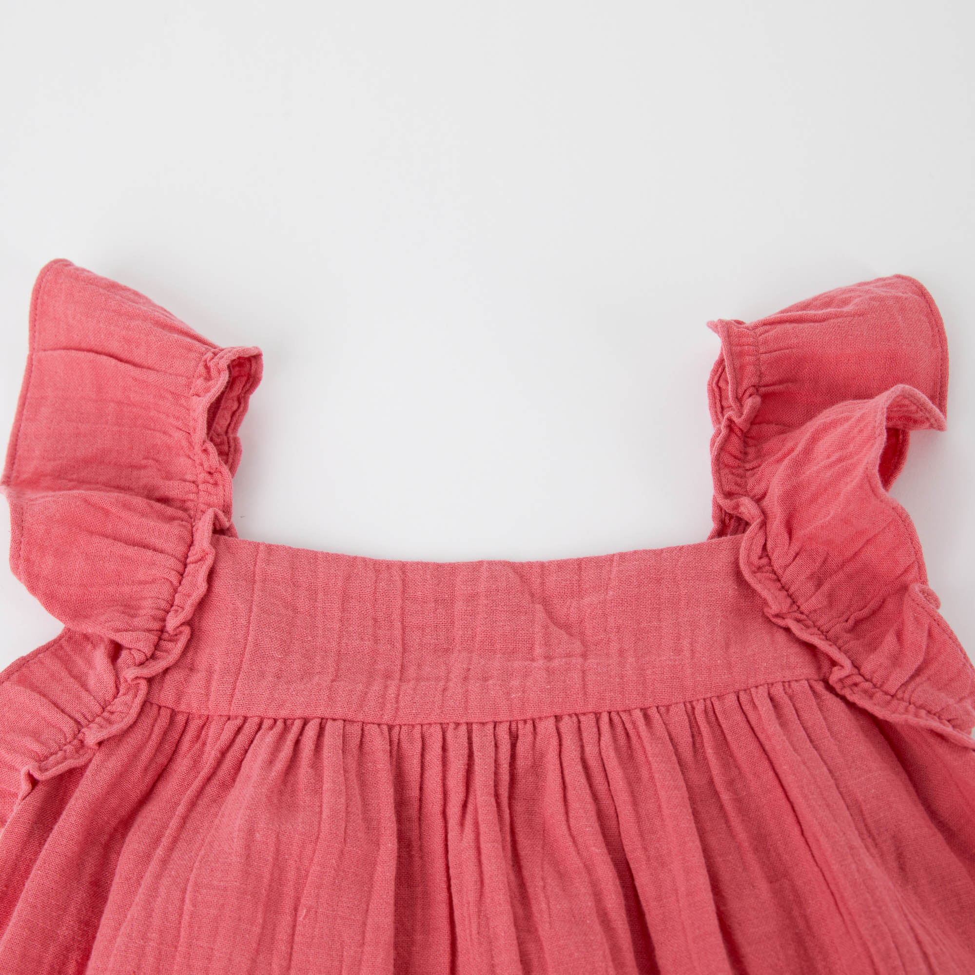 Girls Pink Cotton Dress