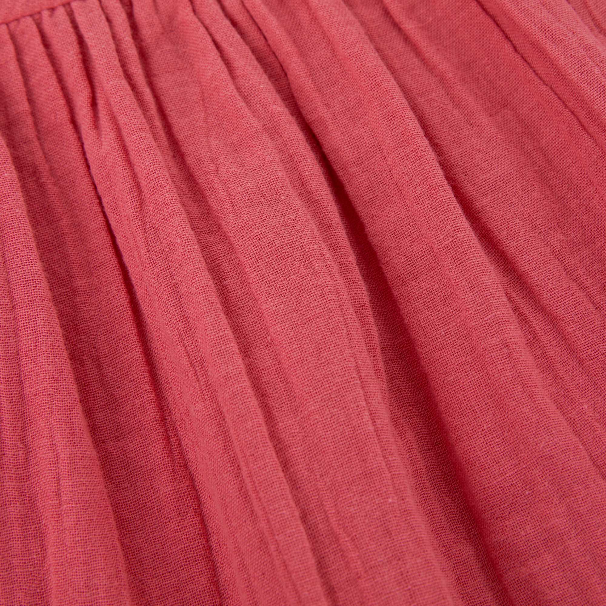 Girls Pink Cotton Dress