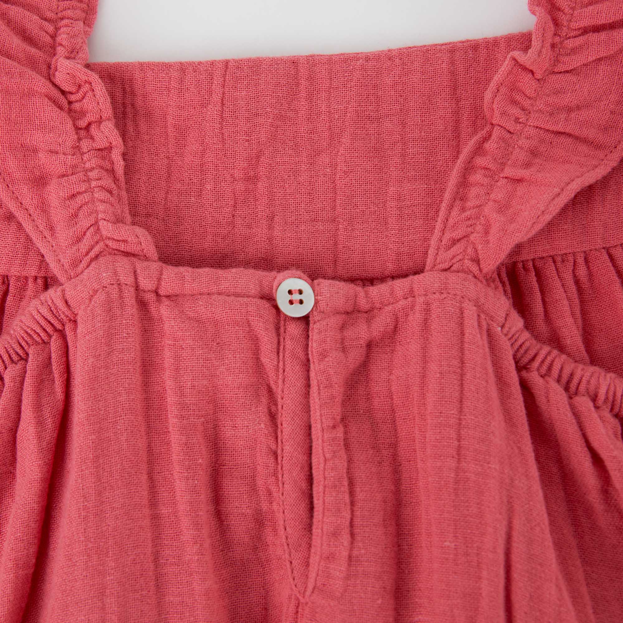 Girls Pink Cotton Dress