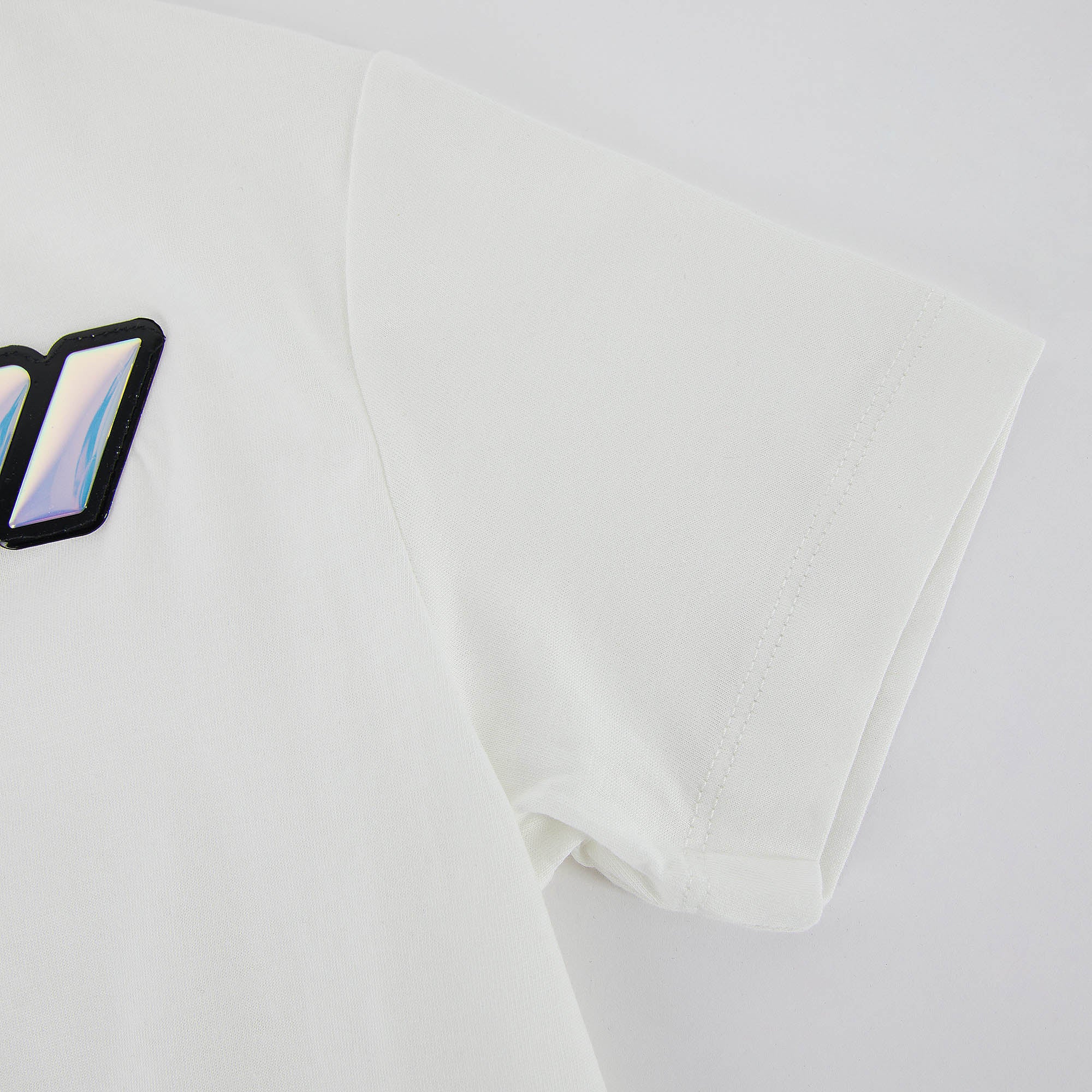 Boys & Girls White Cotton T-Shirt