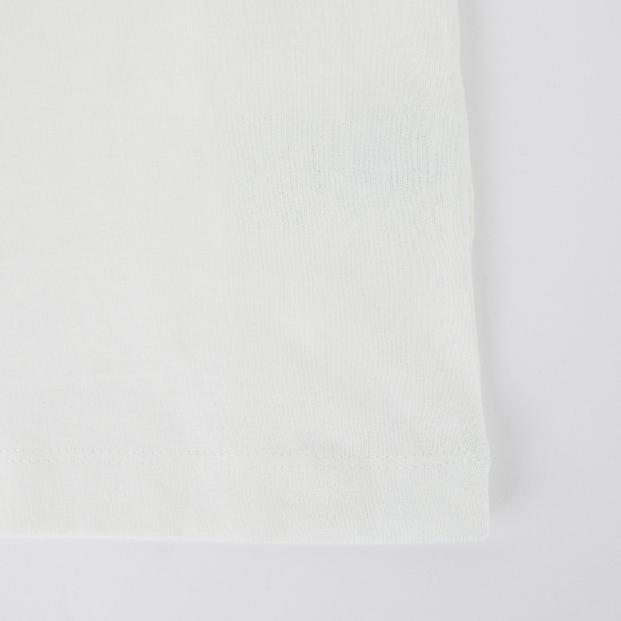 Boys & Girls White Cotton T-Shirt