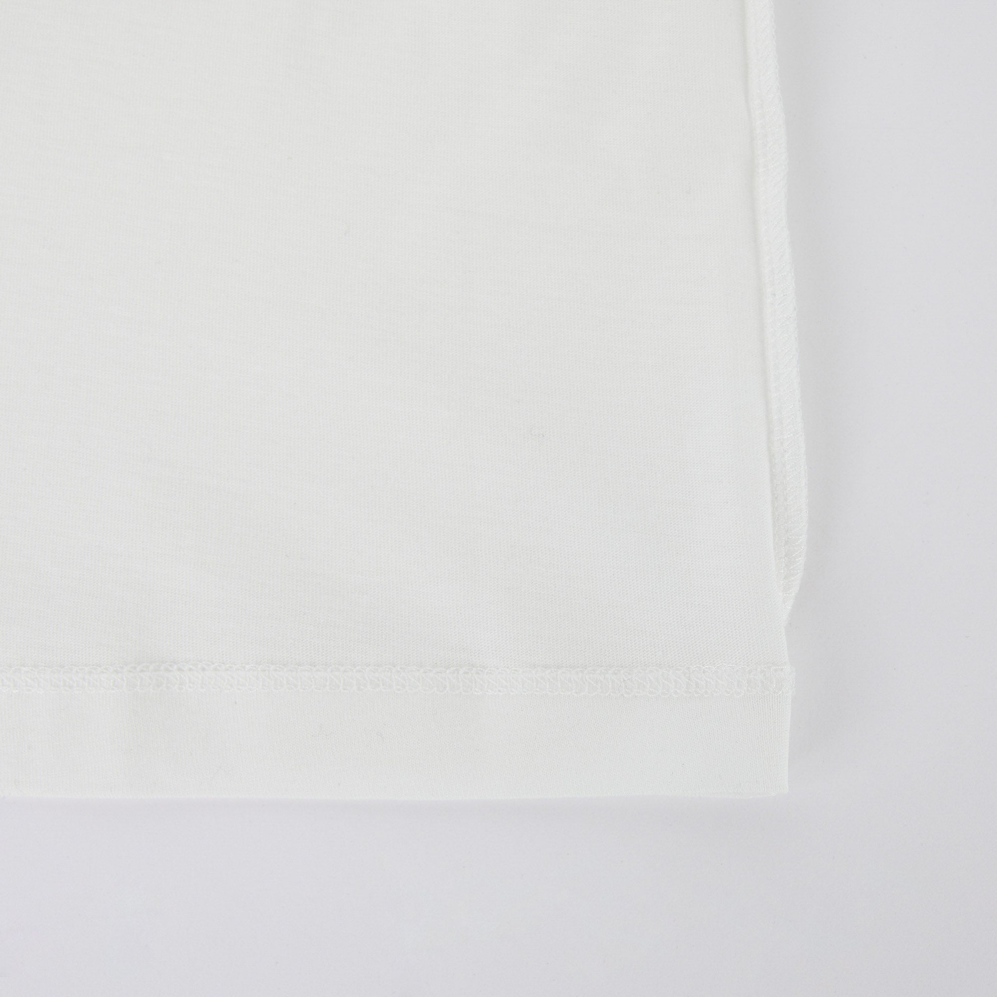 Boys & Girls White Cotton T-Shirt