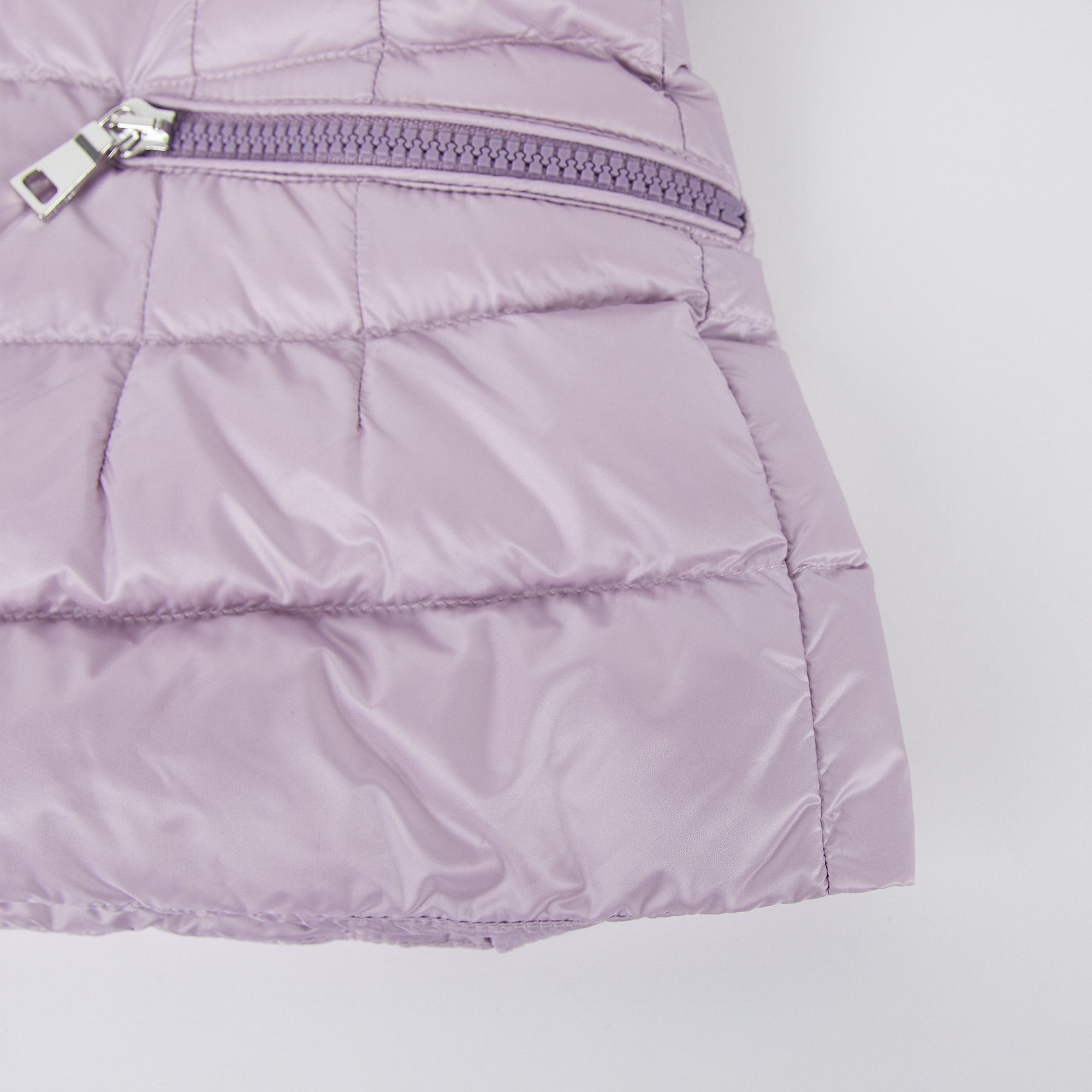 Girls Pale Purple "LISET" Padded Down Jacket