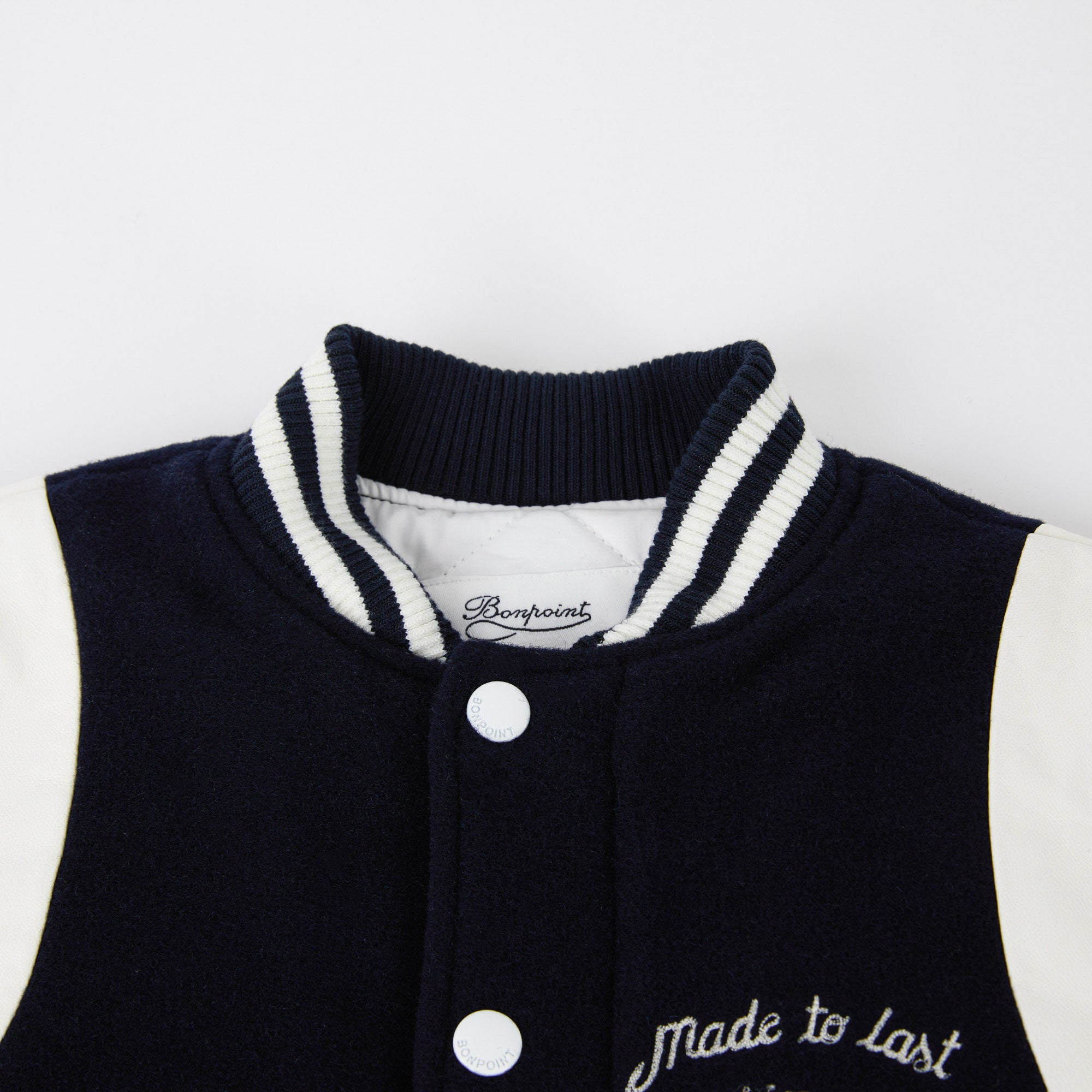 Boys Navy Padded Jacket