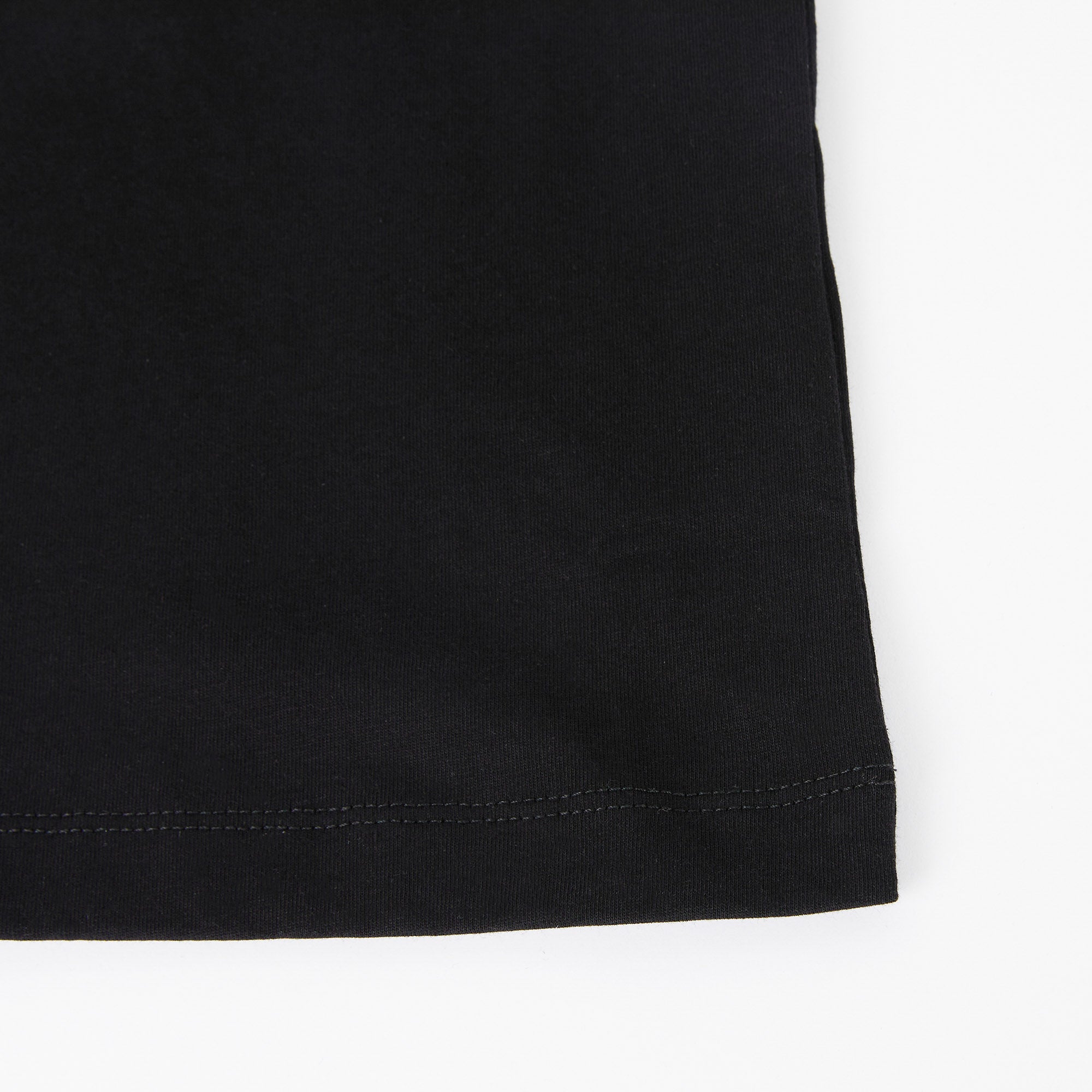 Boys & Girls Black Cotton T-Shirt