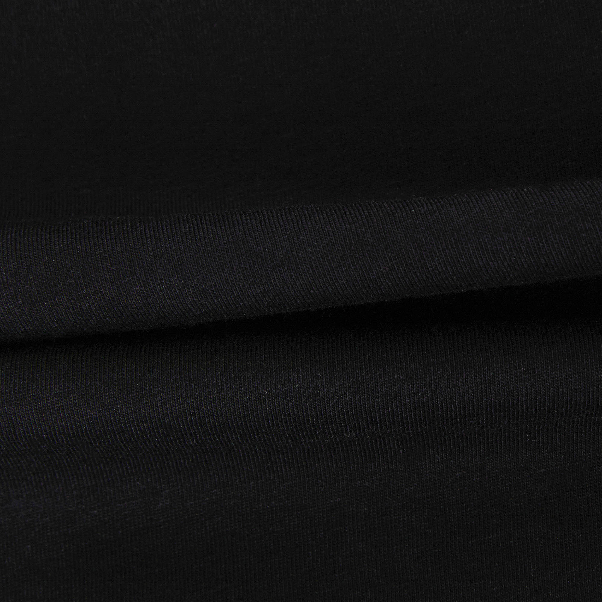 Boys & Girls Black Cotton T-Shirt