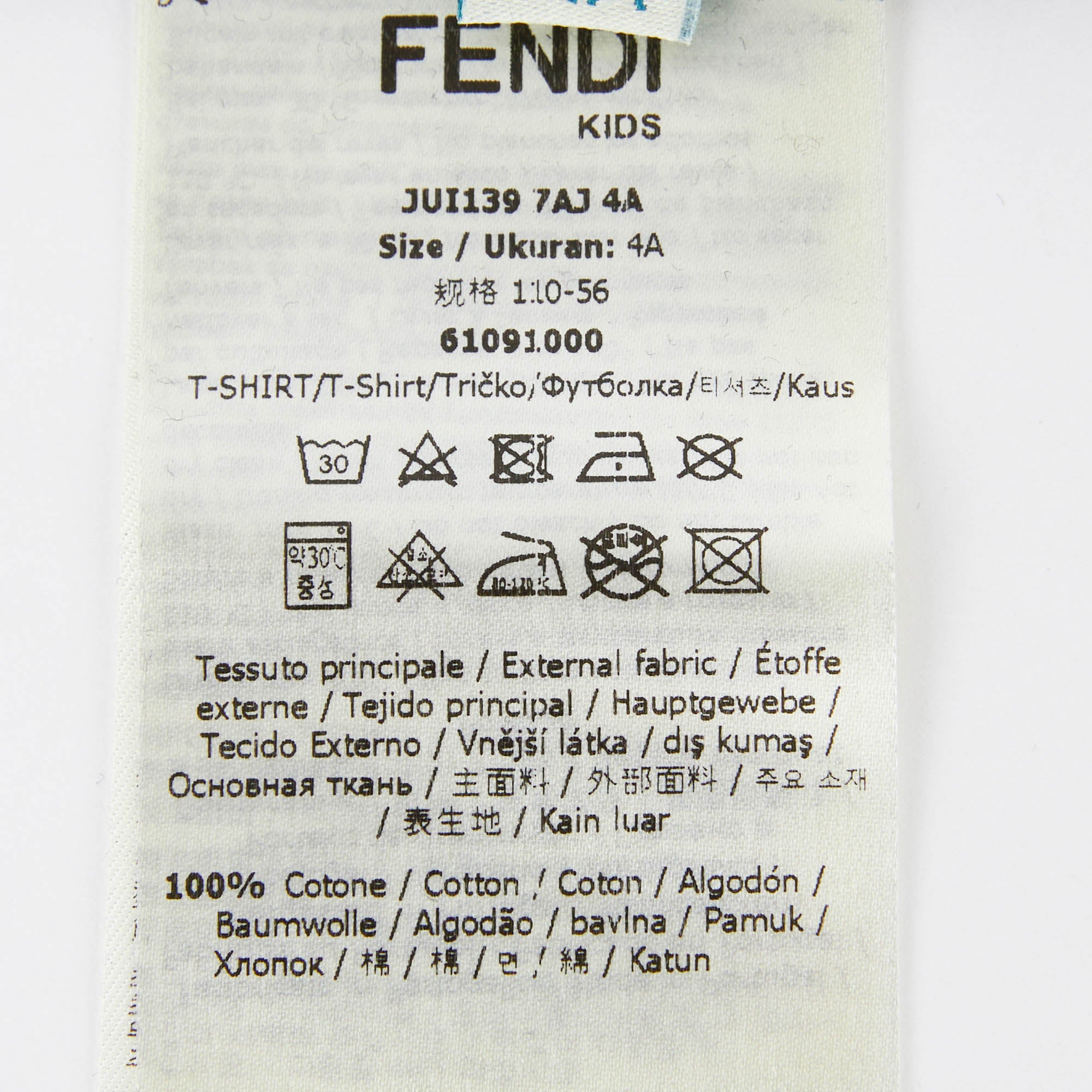 Boys & Girls Black Cotton T-Shirt