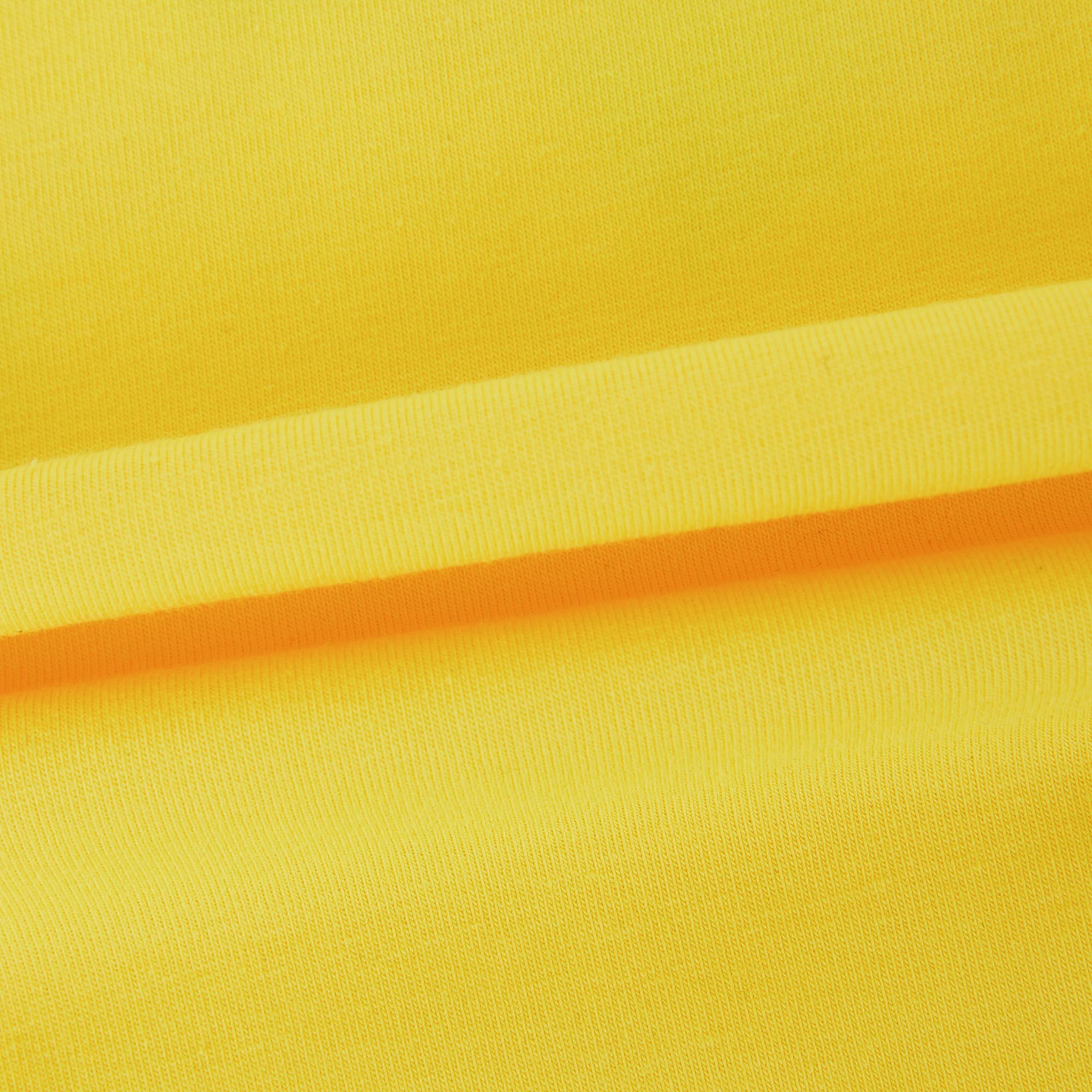 Baby Boys & Girls Yellow Cotton Babysuit