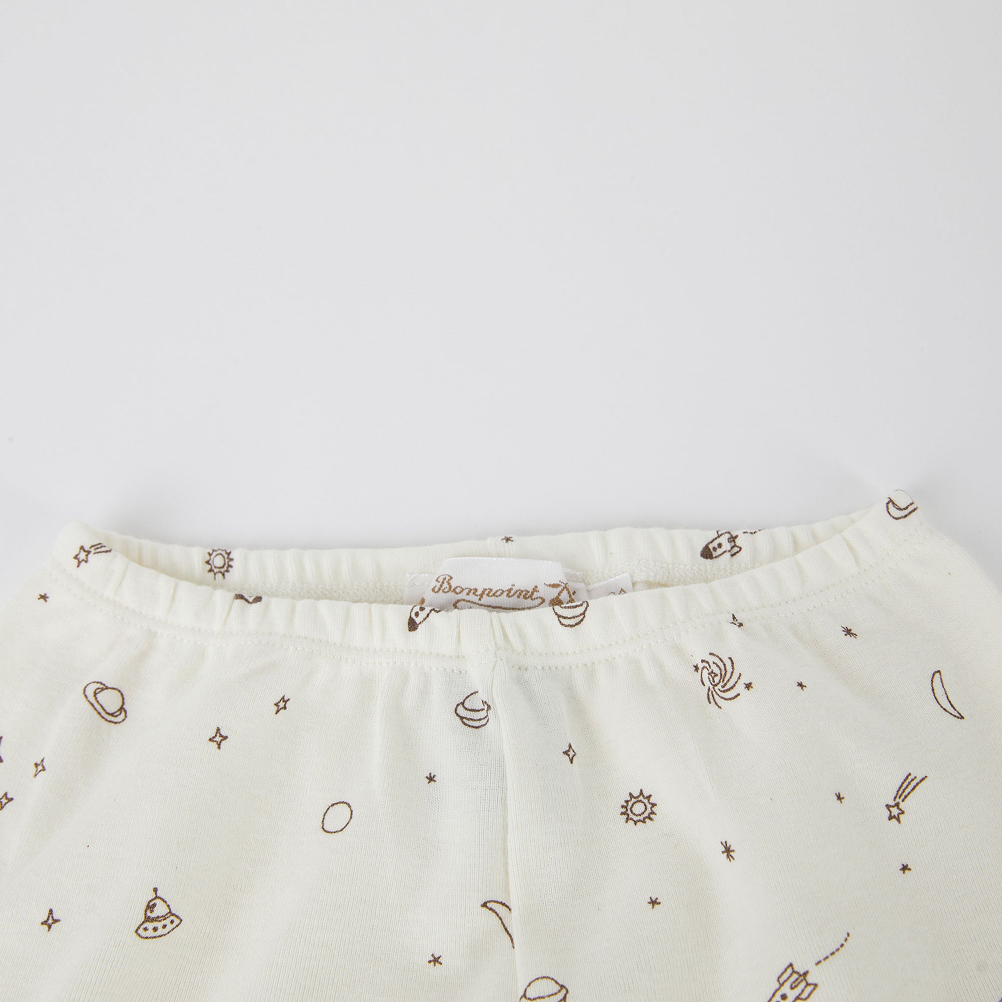 Baby Boys White Printed Cotton Set