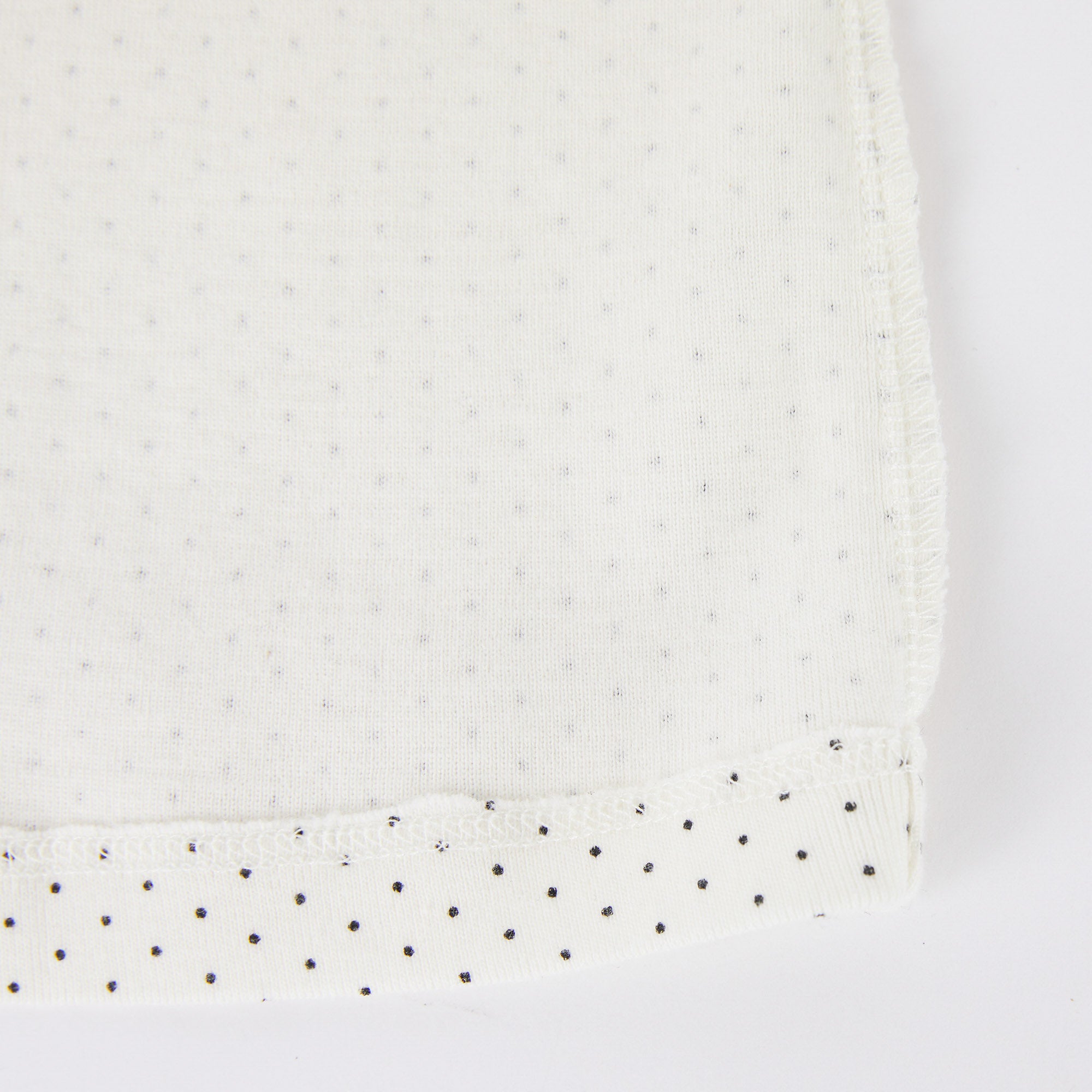 Girls White Dots Cotton Nightwear Set
