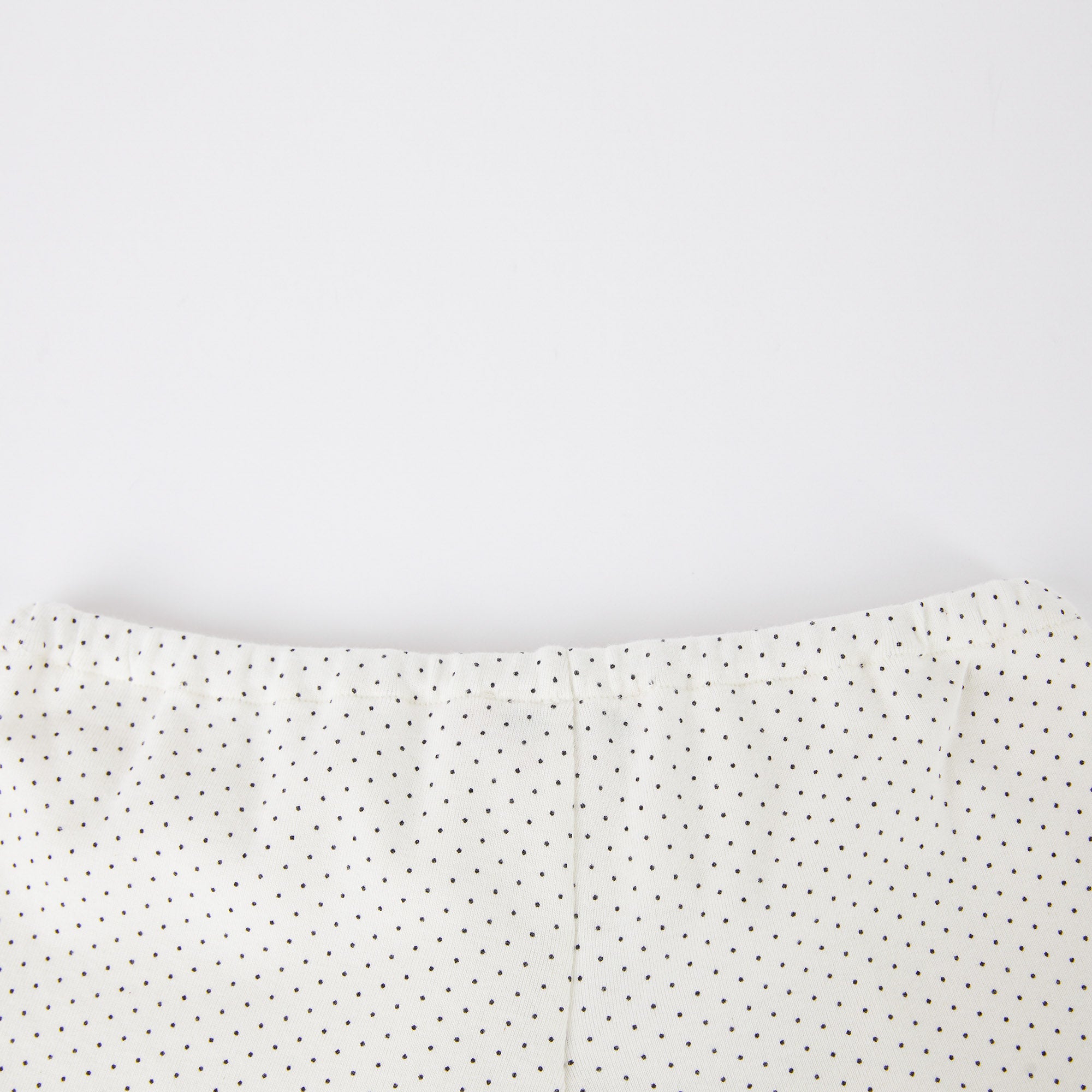 Girls White Dots Cotton Nightwear Set