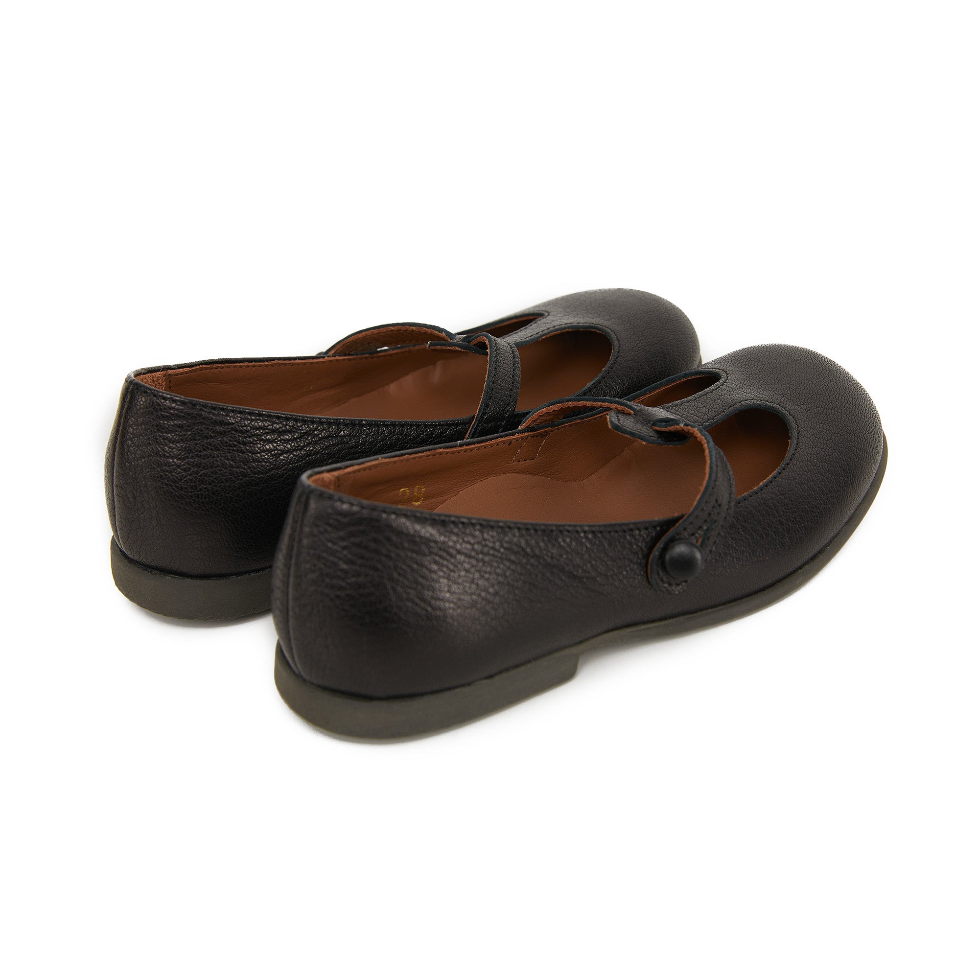 Girls Black Flat Shoes