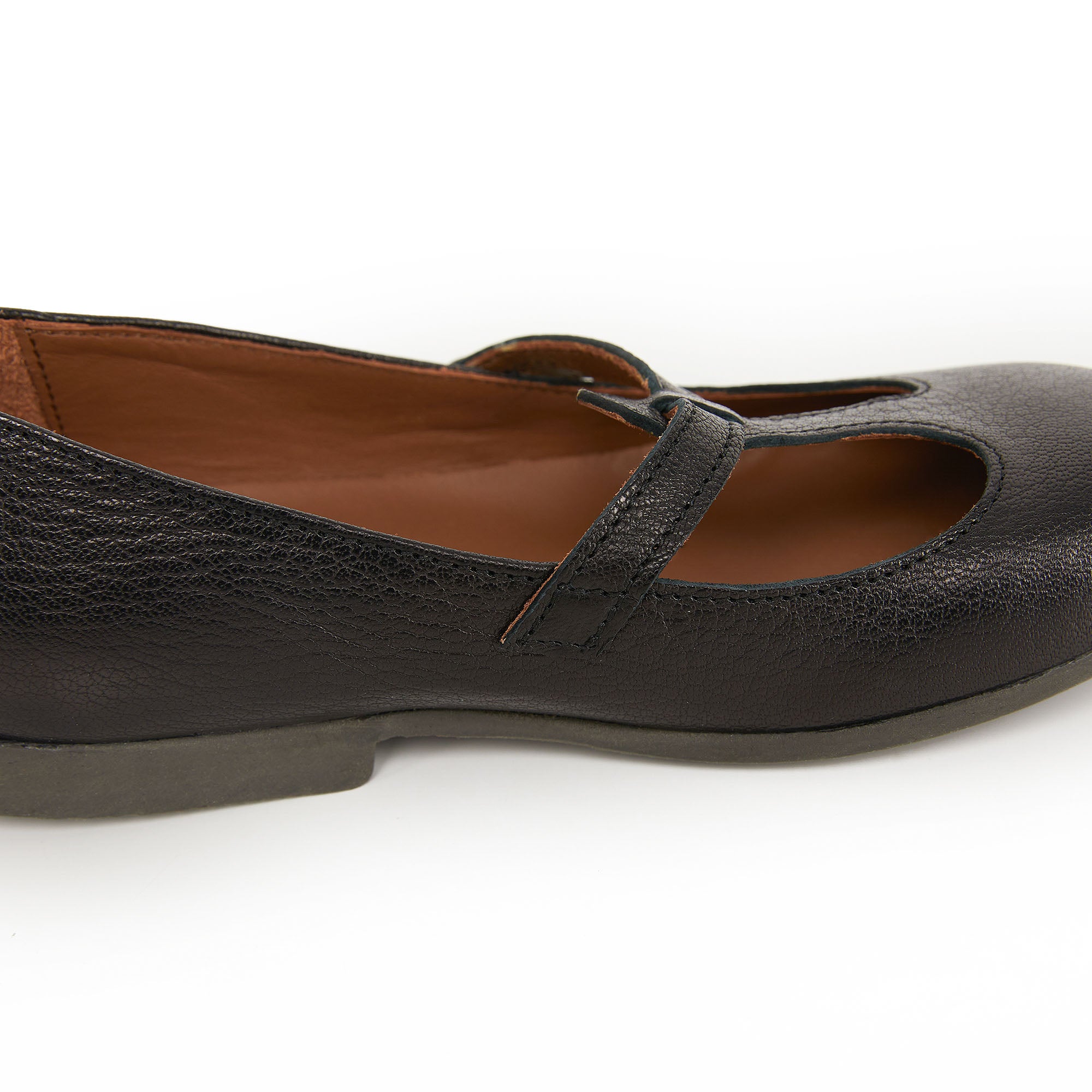 Girls Black Flat Shoes