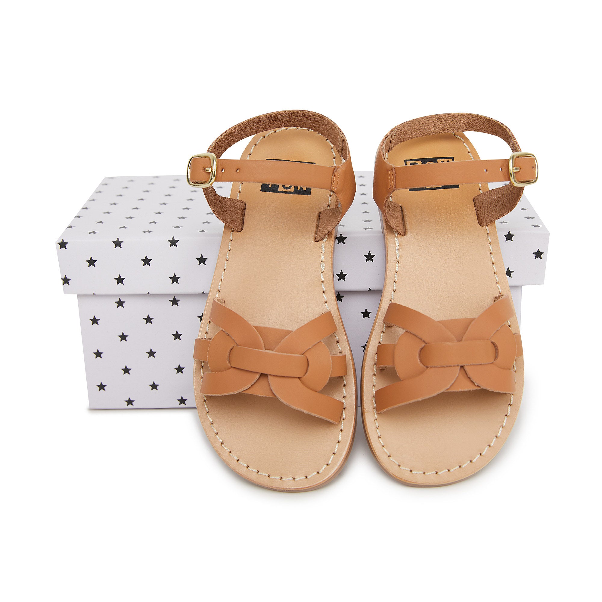 Girls Caramel Sandals