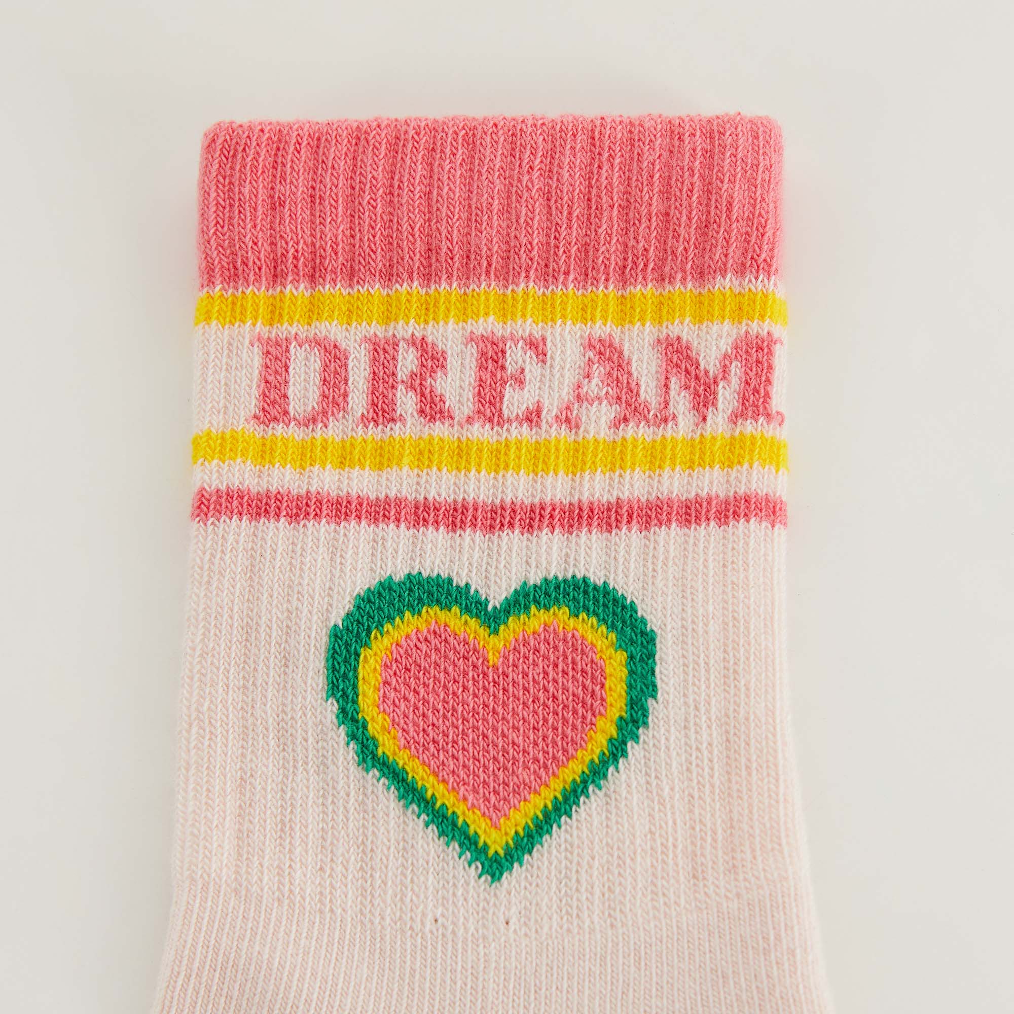 Girls Light Pink Cotton Socks