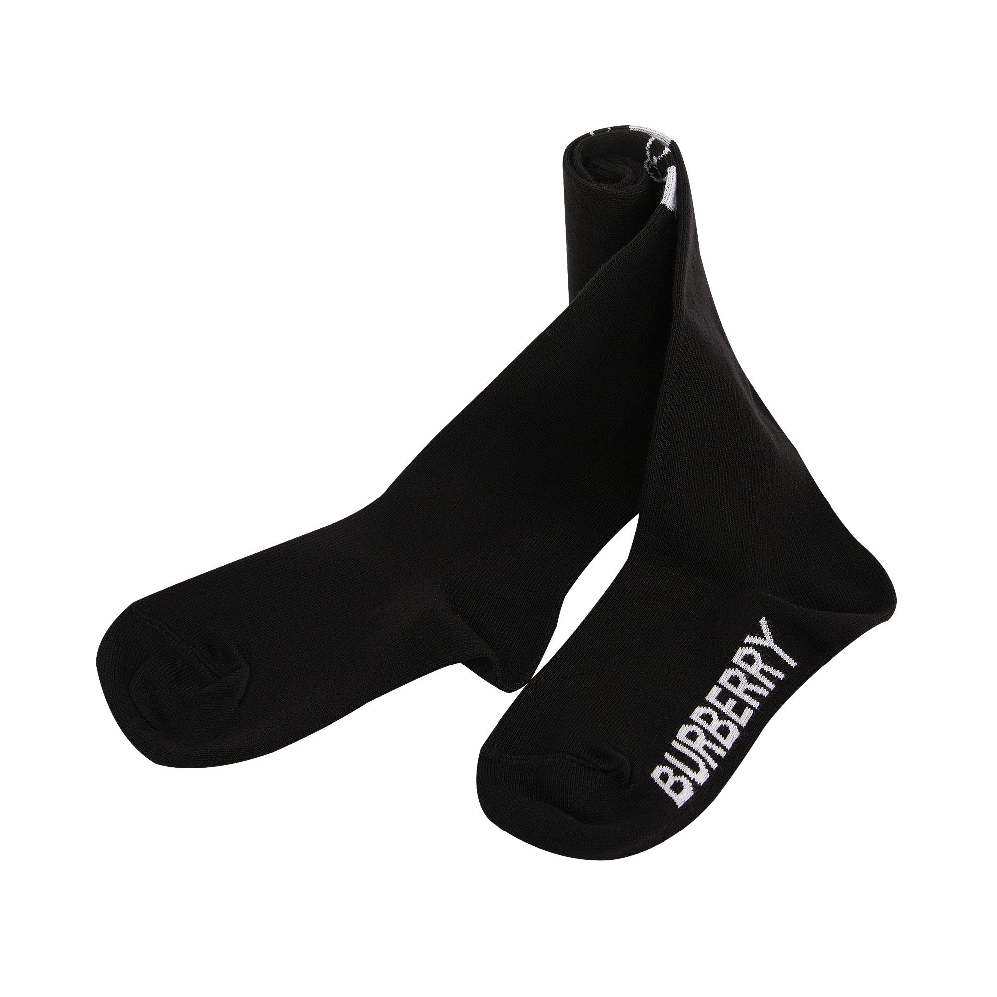 Boys & Girls Black Cotton Socks(2 Pack)