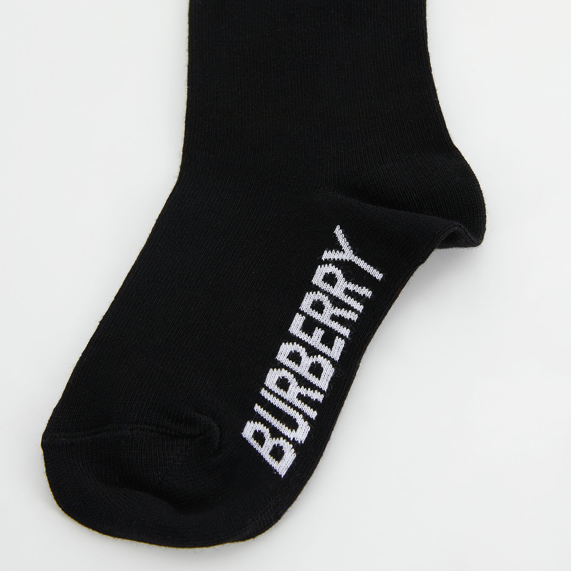 Boys & Girls Black Cotton Socks(2 Pack)