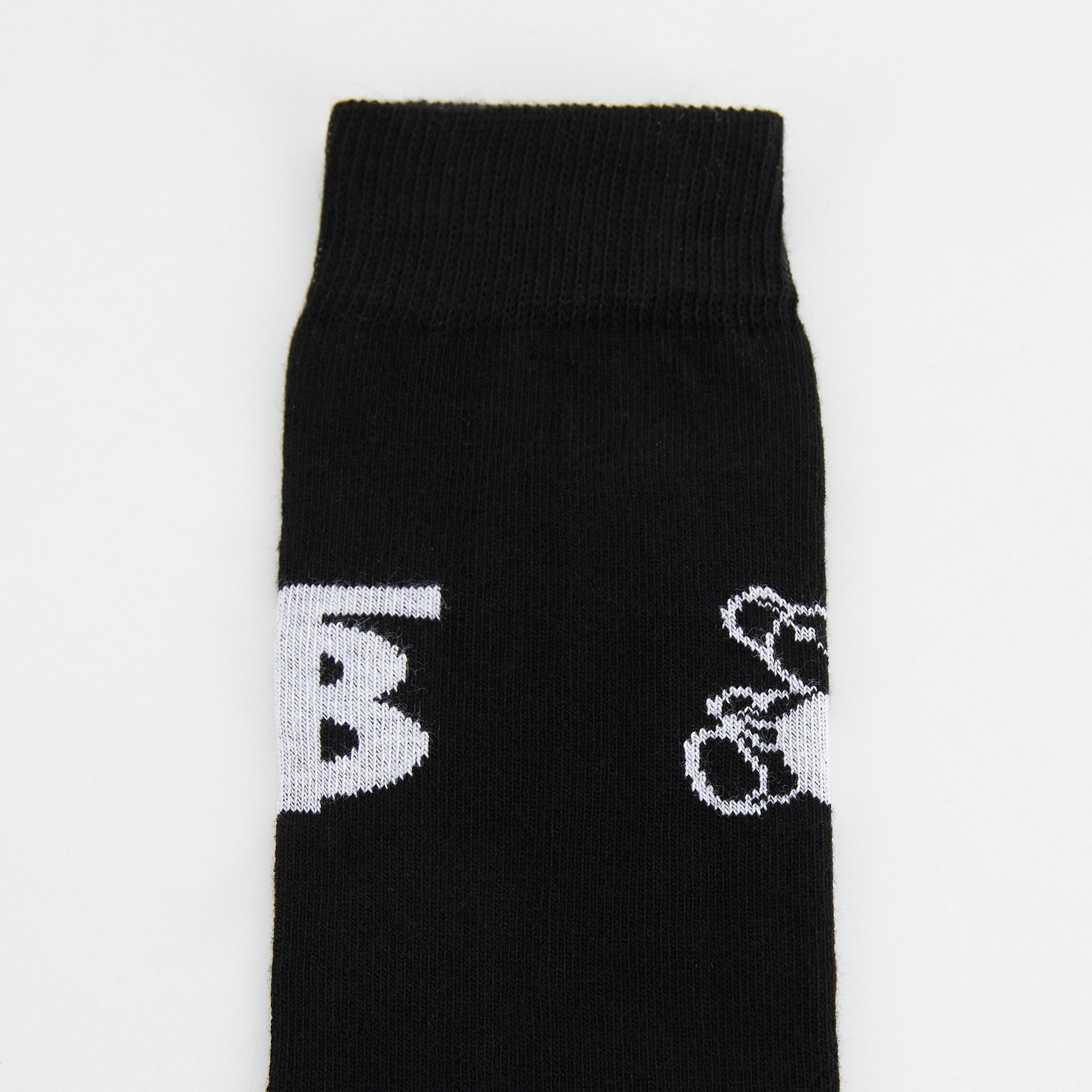 Boys & Girls Black Cotton Socks(2 Pack)