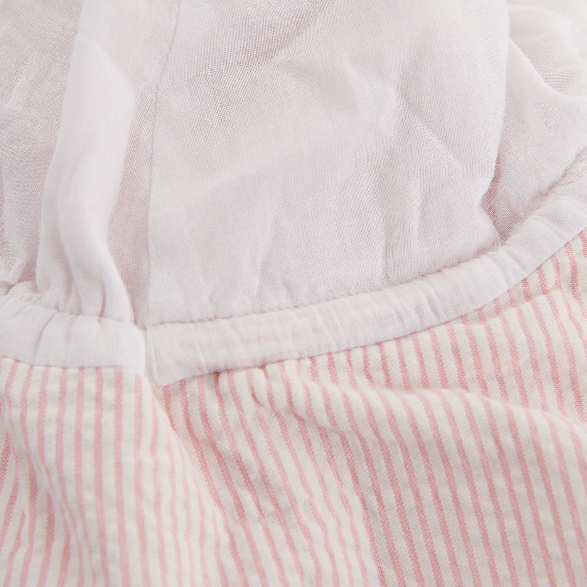 Baby Girls Light Pink Stripes Hat