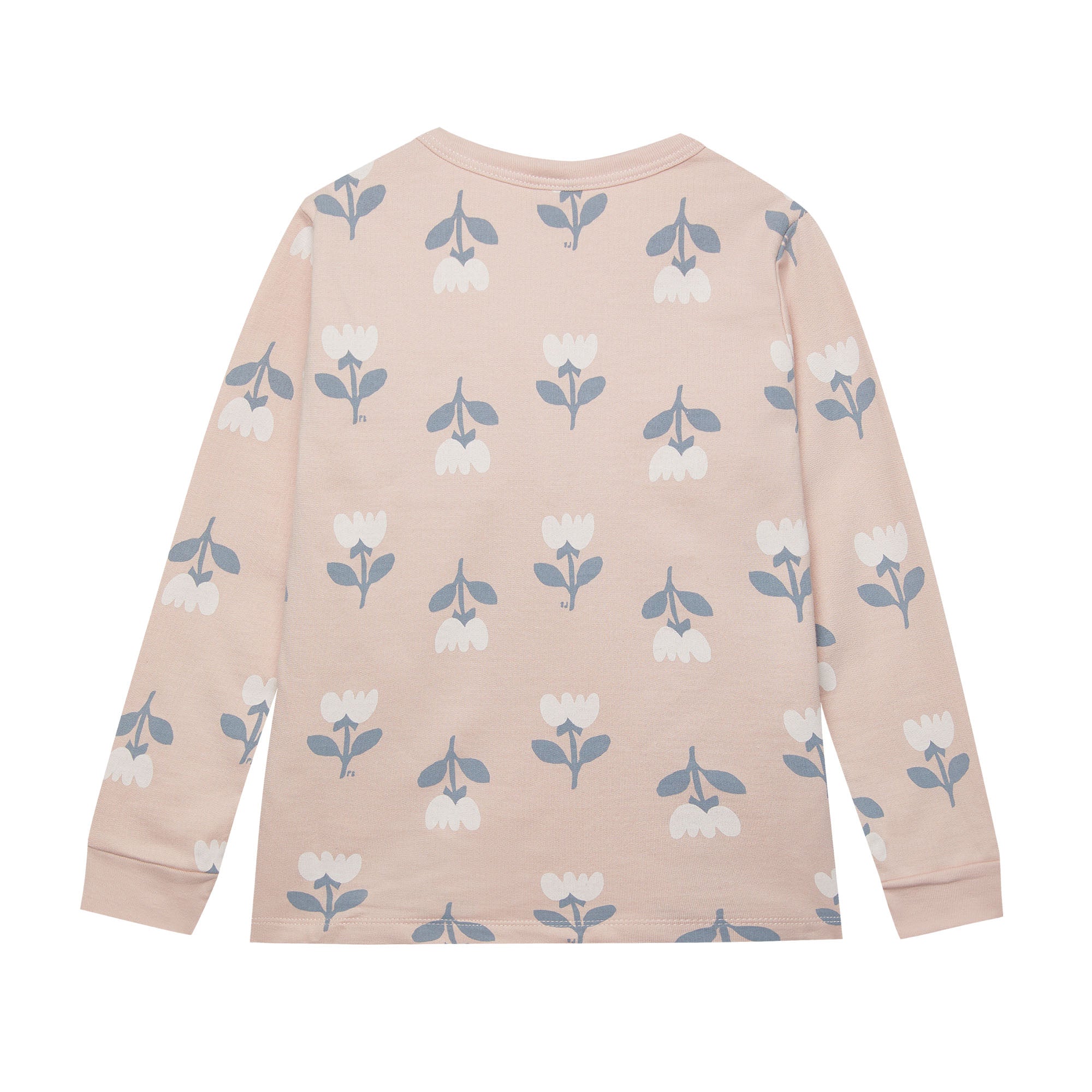 Girls Pink Printed Cotton Set