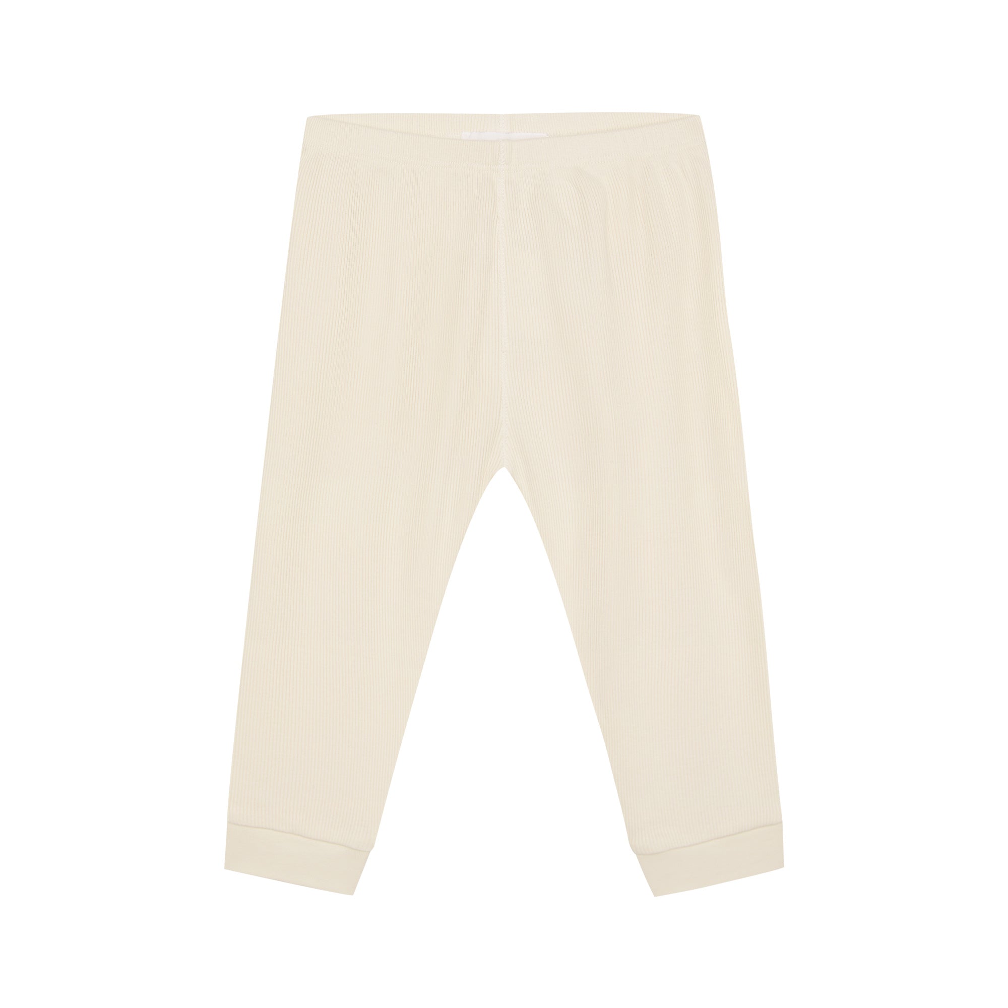 Baby Boys & Girls Ivory Cotton Trousers