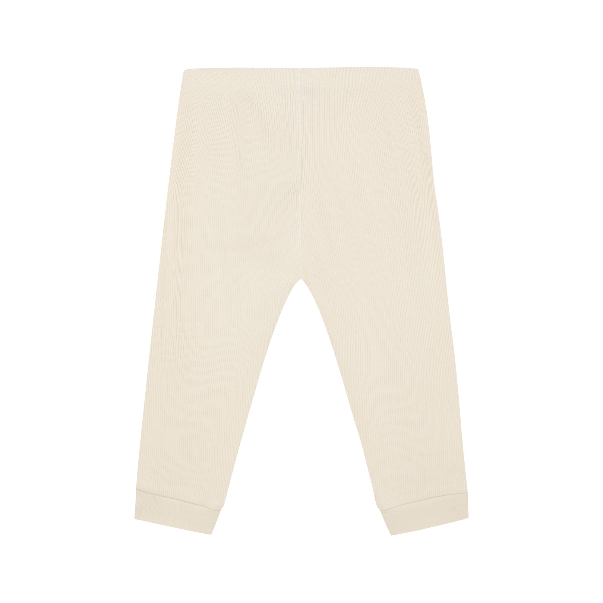 Baby Boys & Girls Ivory Cotton Trousers