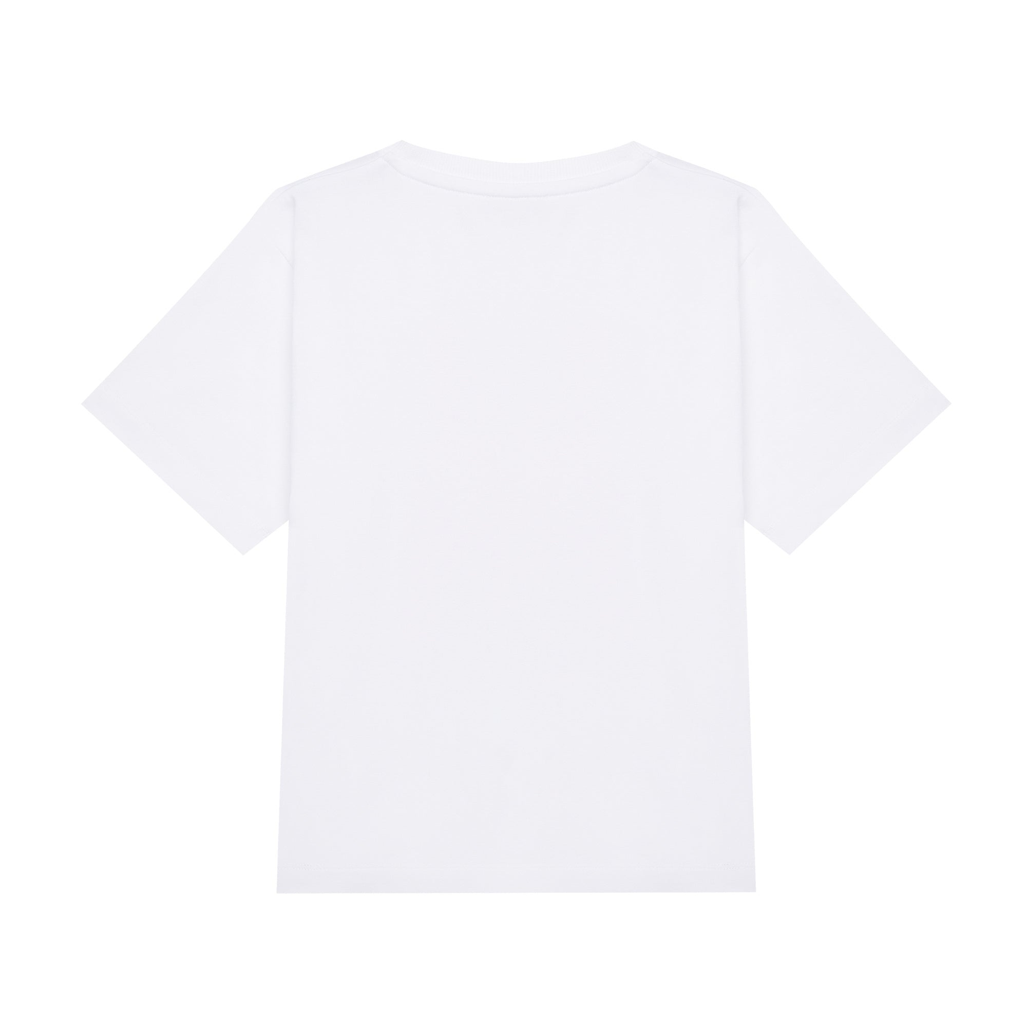 Boys & Girls White Toy Cotton T-Shirt