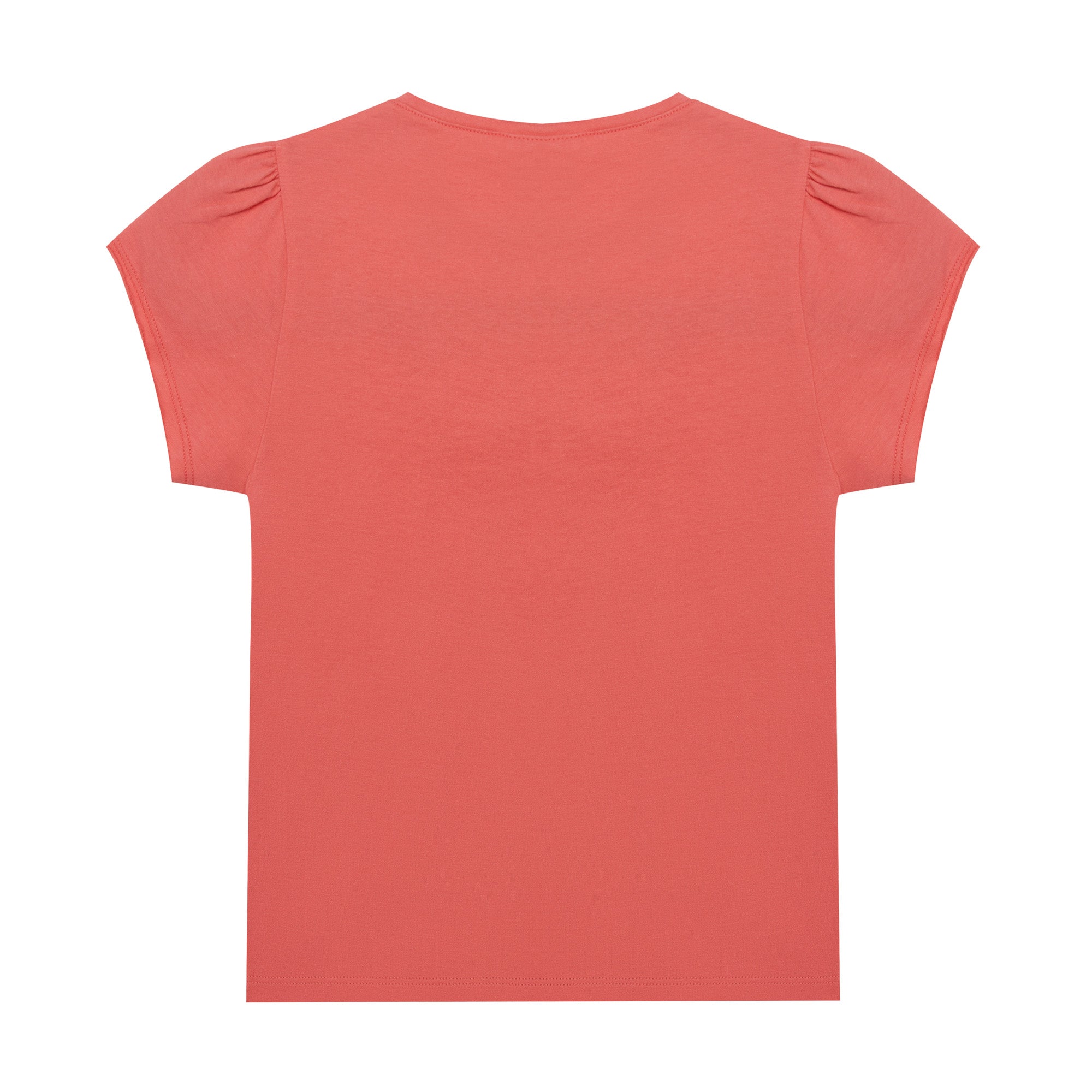 Girls Pink Logo Cotton T-Shirt