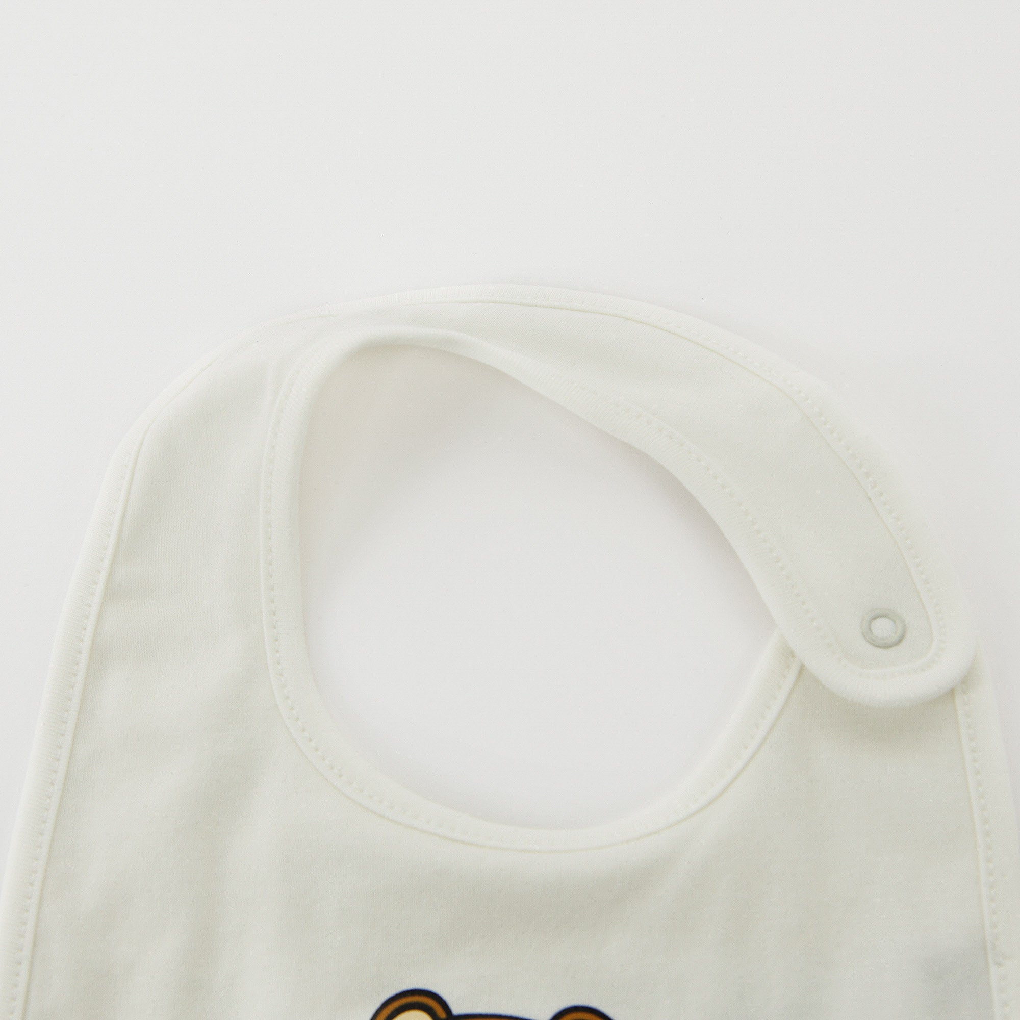 Baby Boys & Girls White Hat & Bib Set