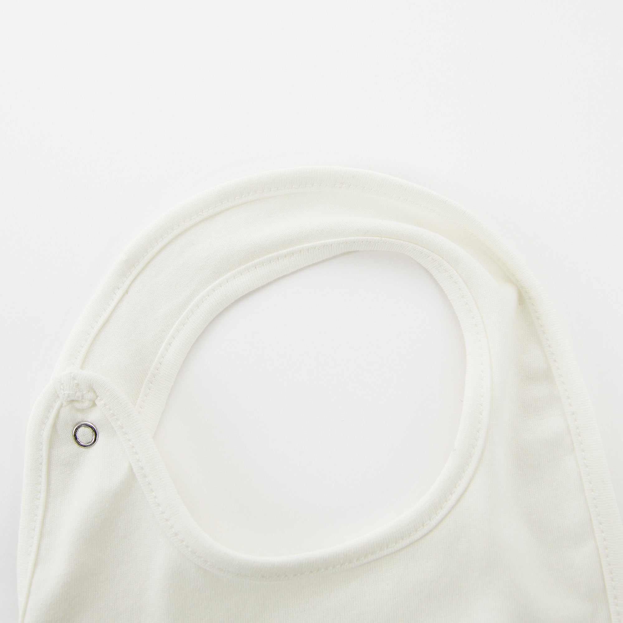 Baby Boys & Girls White Hat & Bib Set