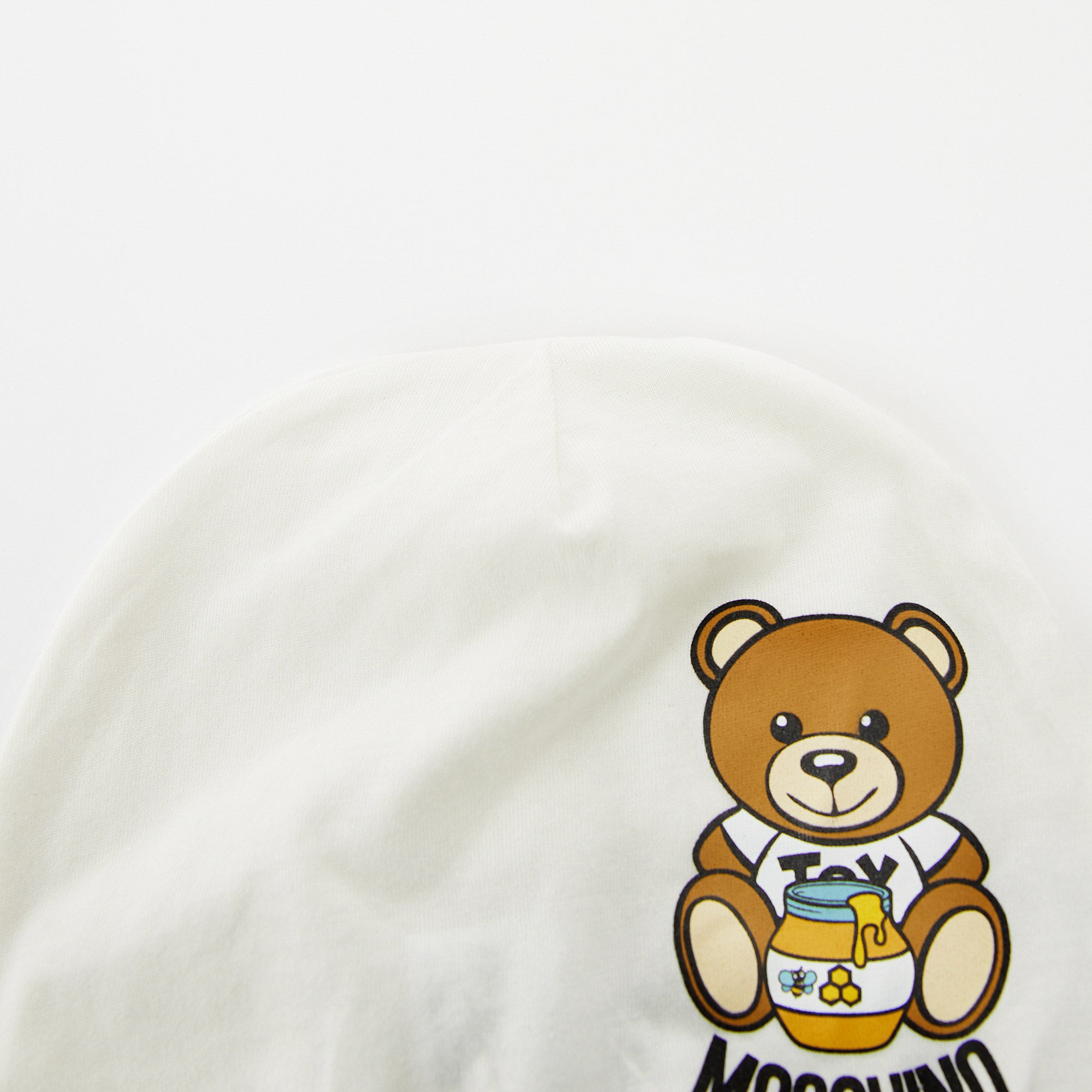 Baby Boys & Girls White Hat & Bib Set