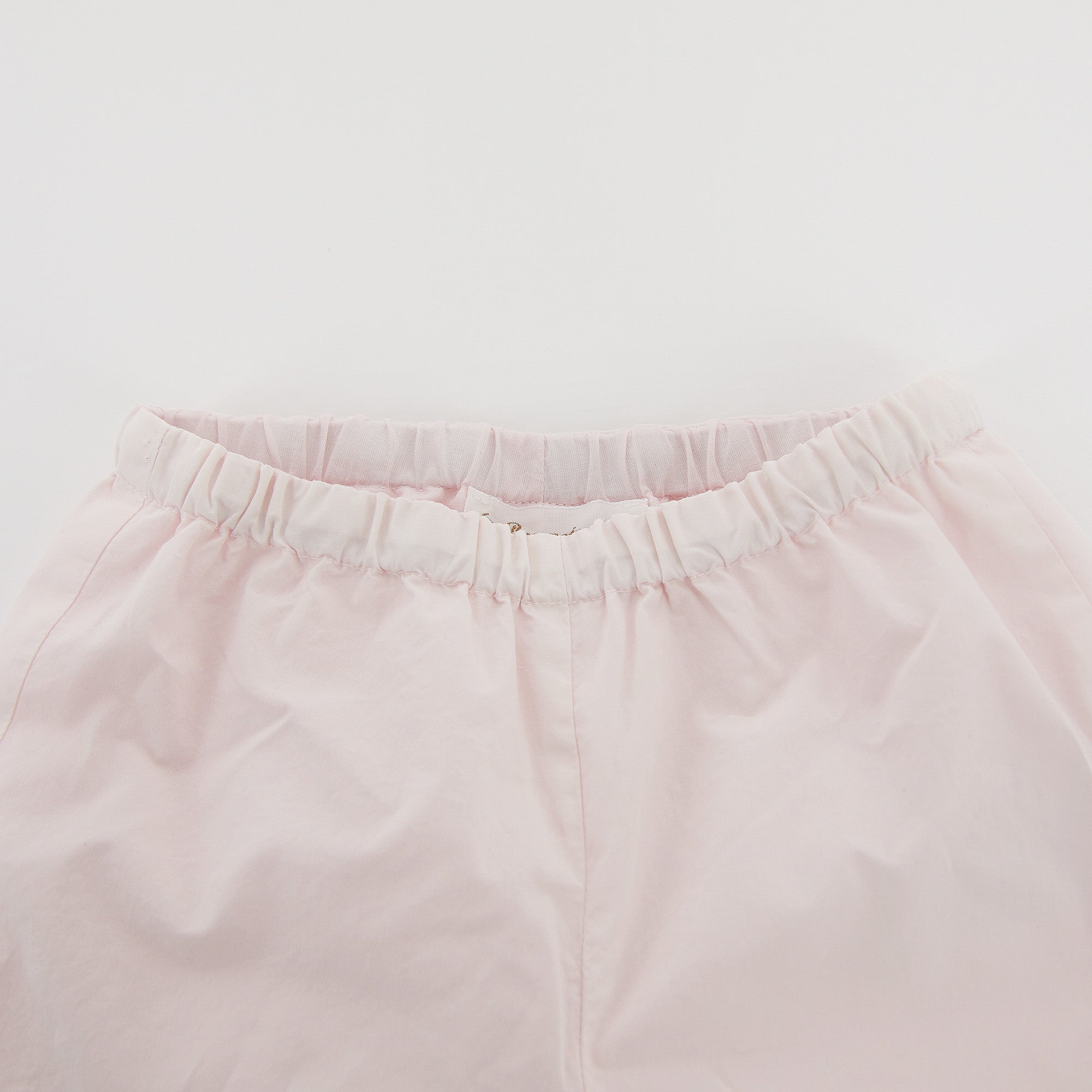 Baby Girls Light Pink Cotton Trousers