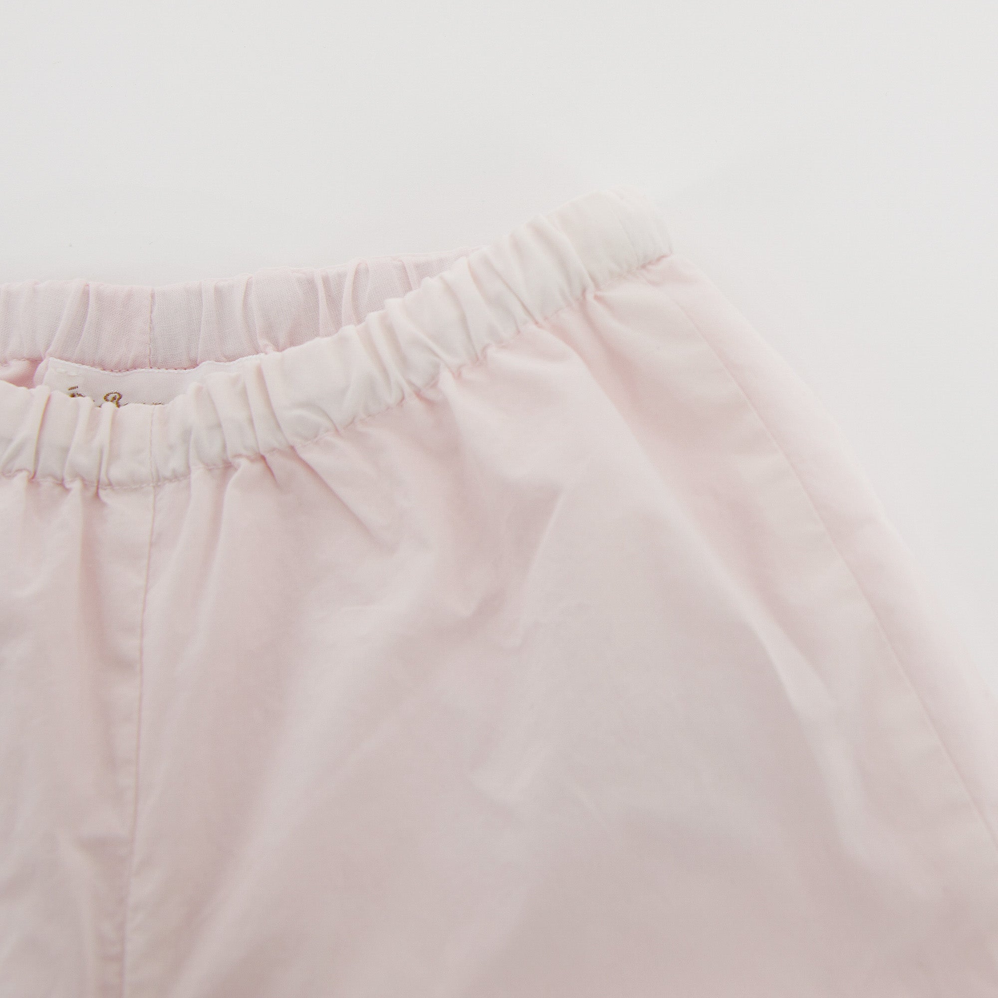 Baby Girls Light Pink Cotton Trousers