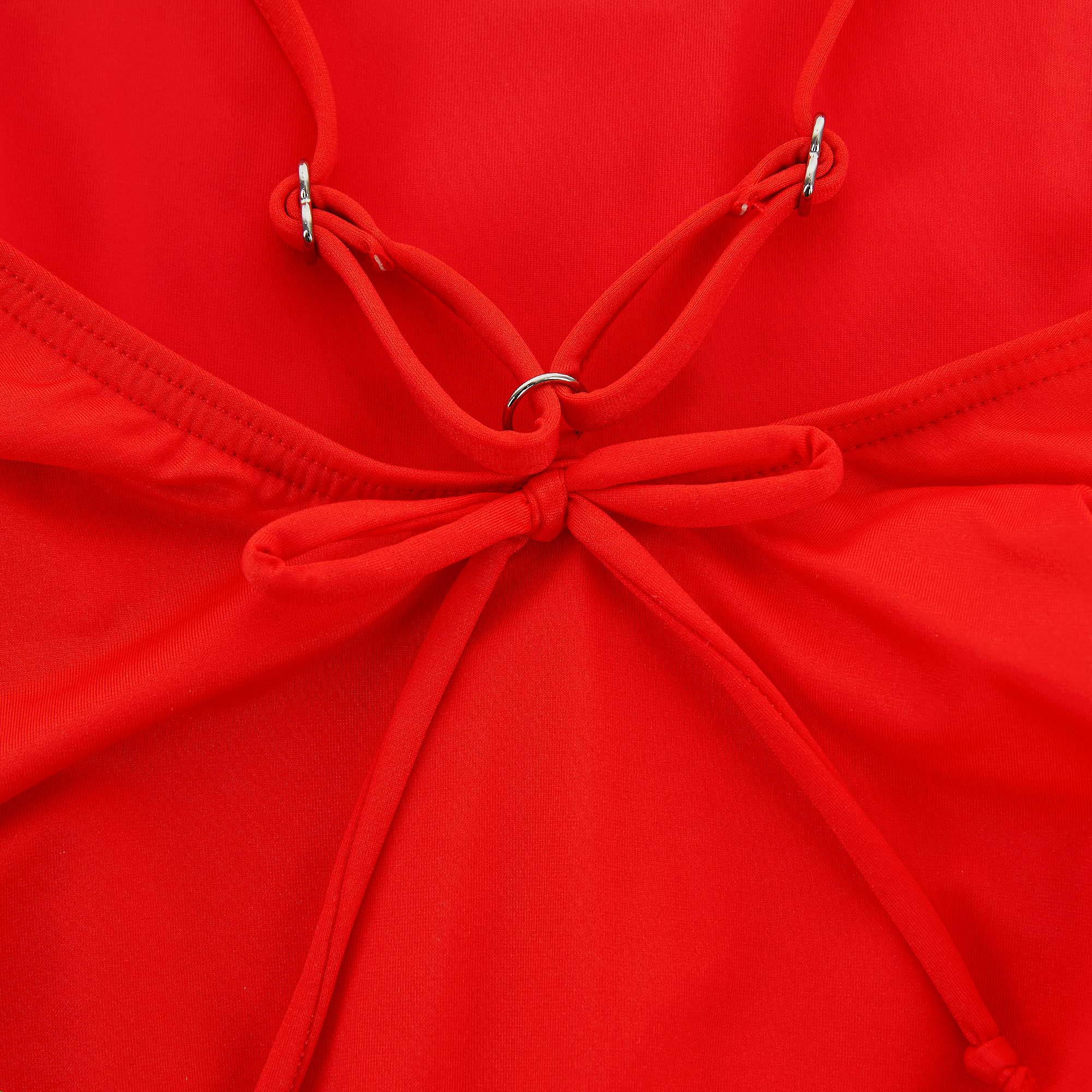 Girls Red Swimsuit