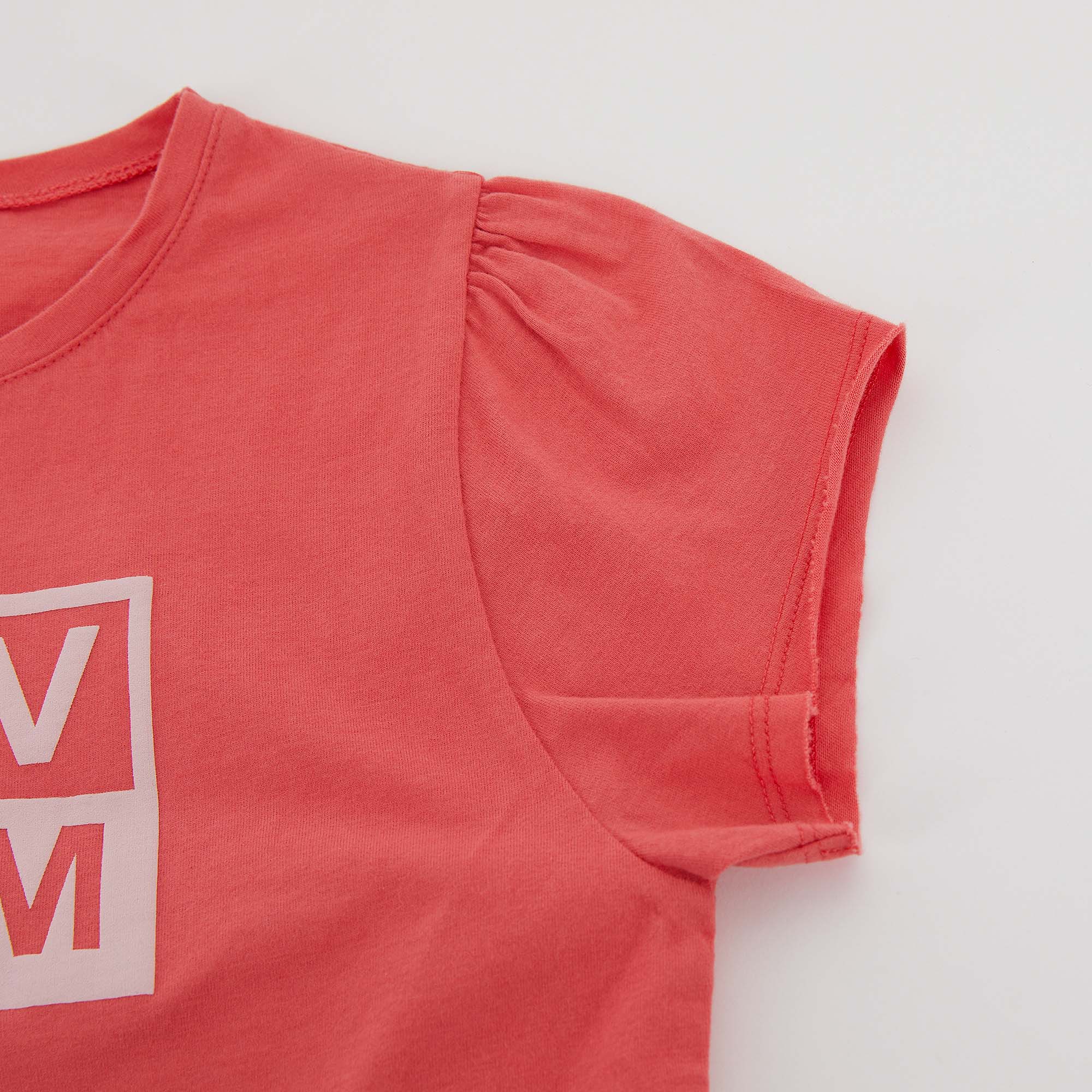 Girls Pink Logo Cotton T-Shirt