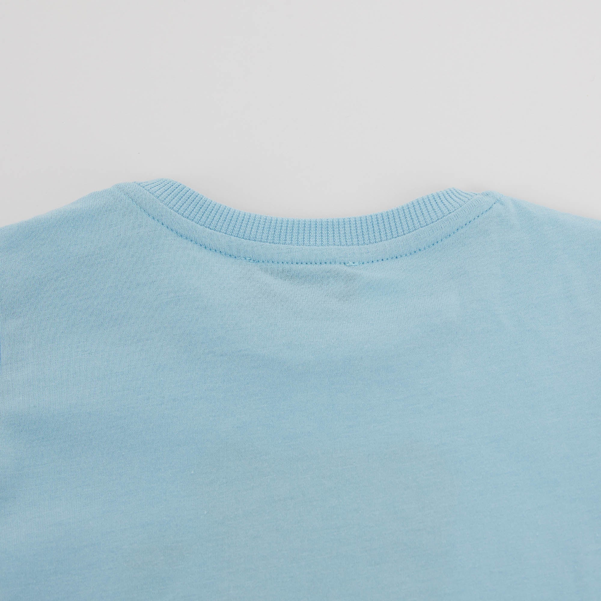 Baby Boys Blue Cotton Babysuit