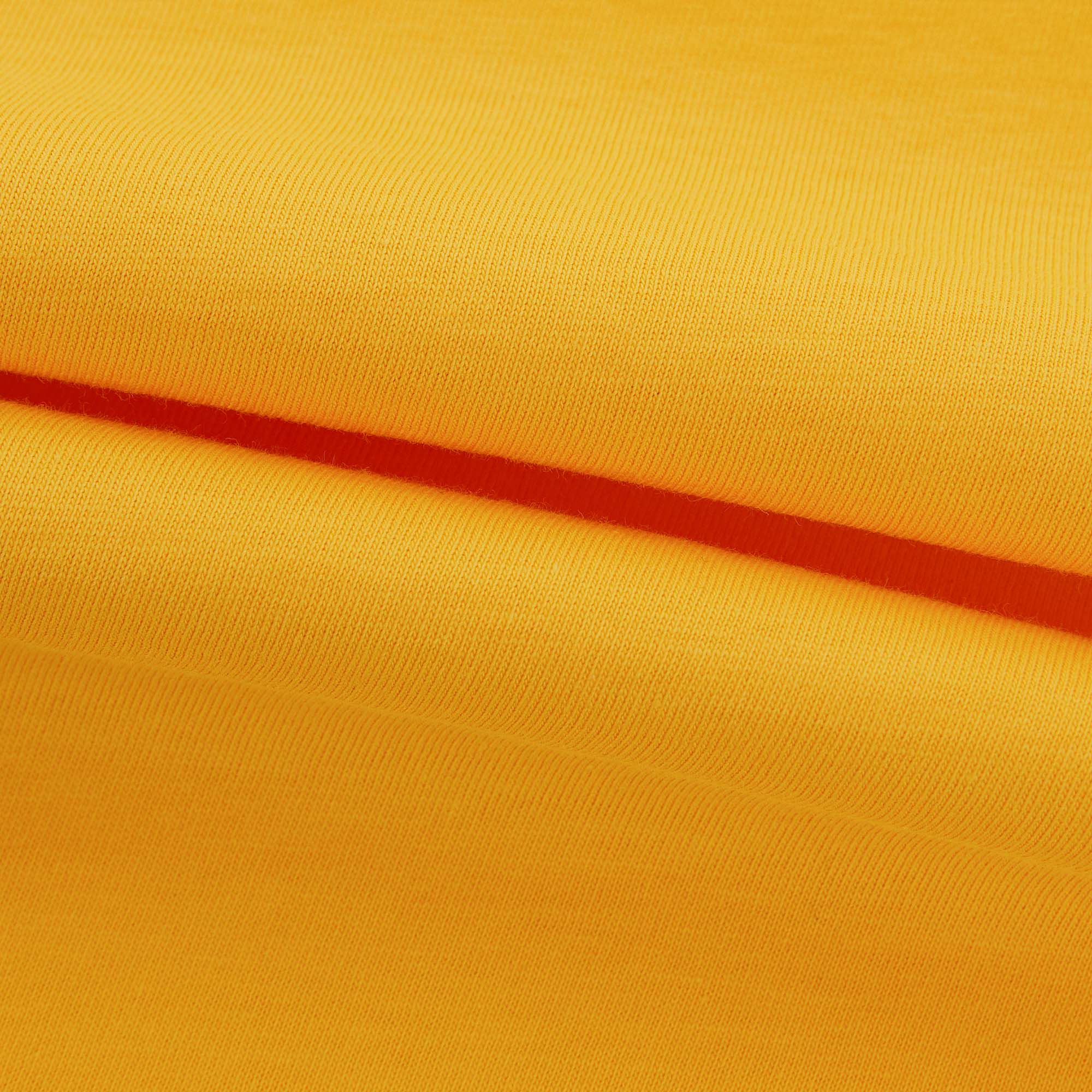 Boys & Girls Yellow Logo Cotton T-Shirt