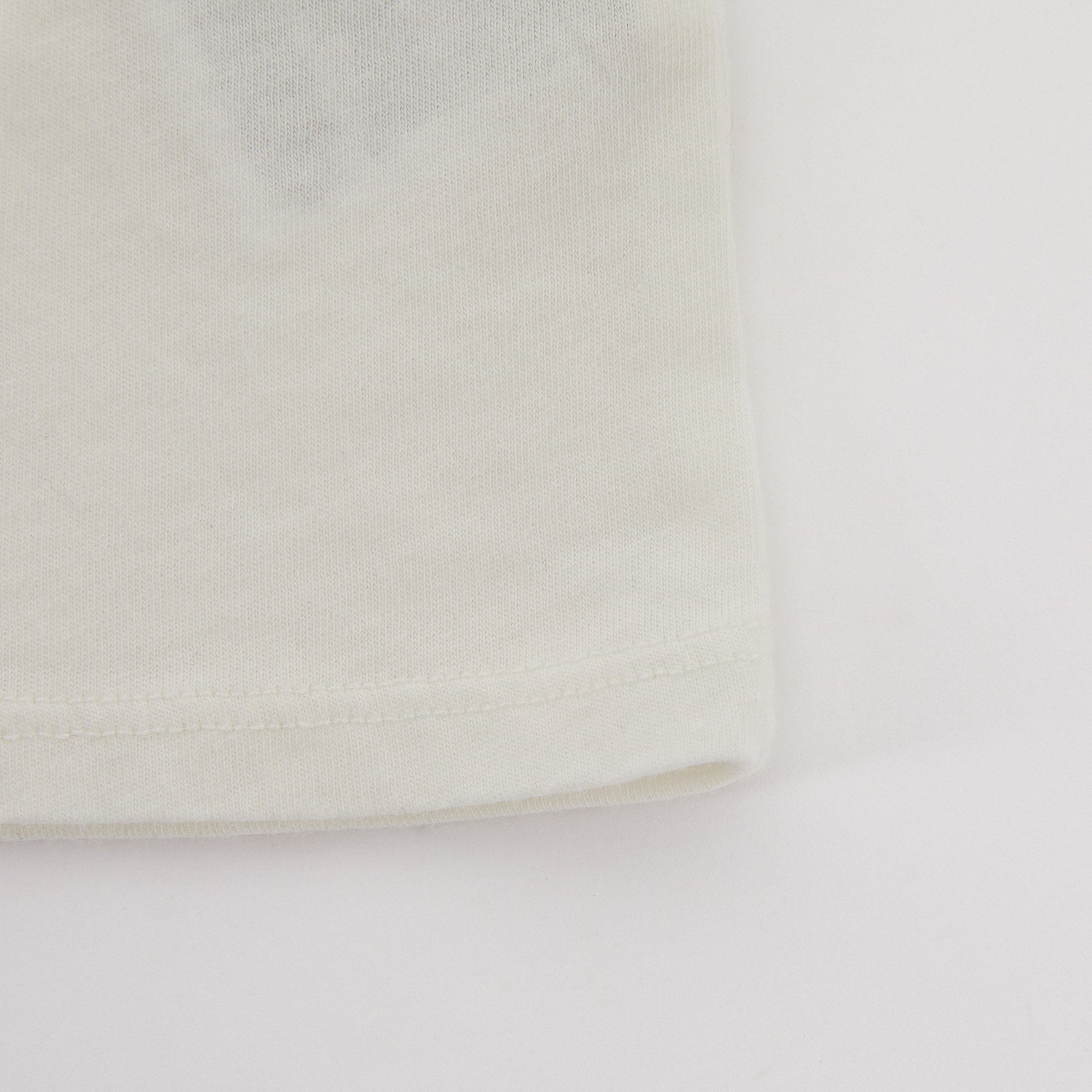 Girls White Cotton T-Shirt