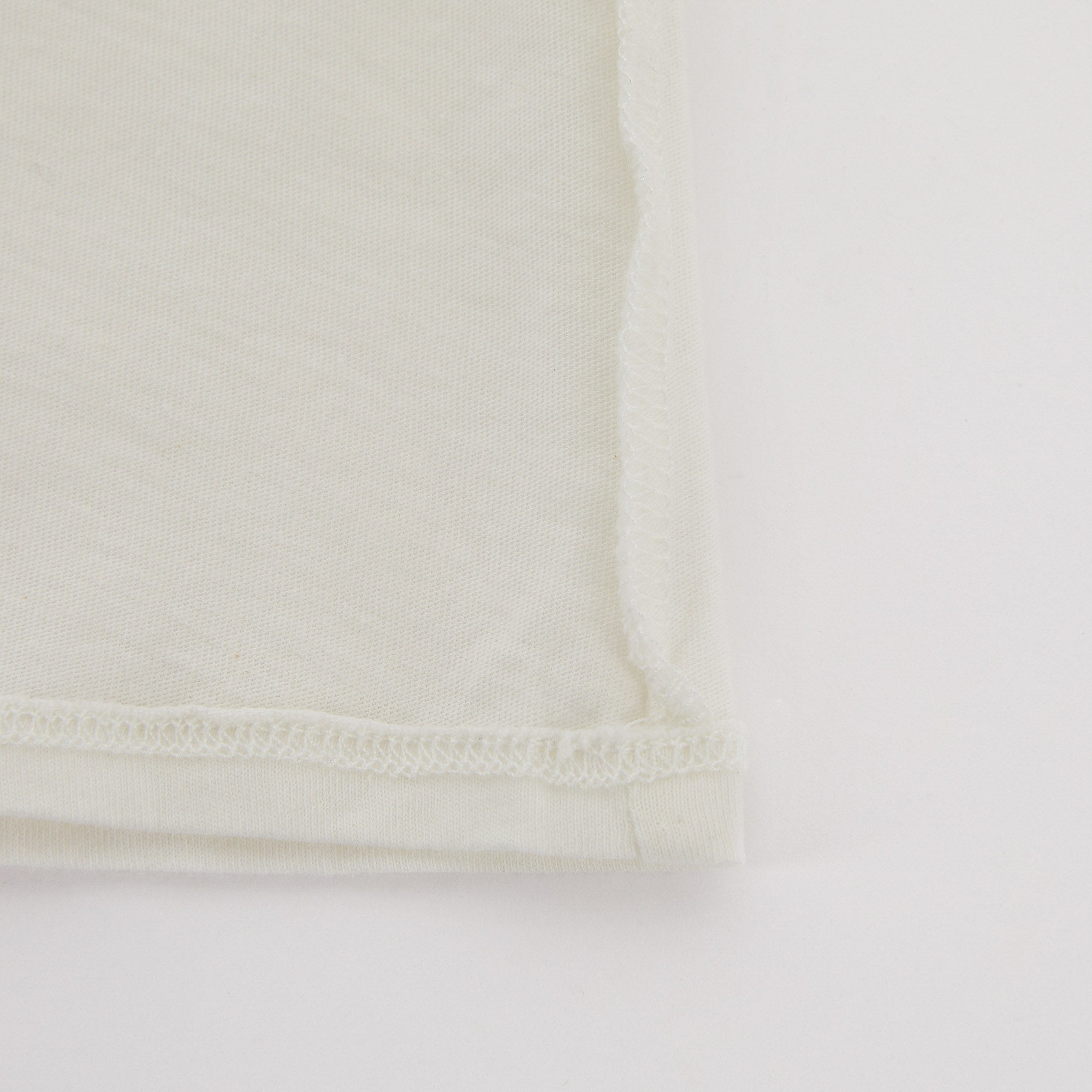 Girls White Cotton T-Shirt