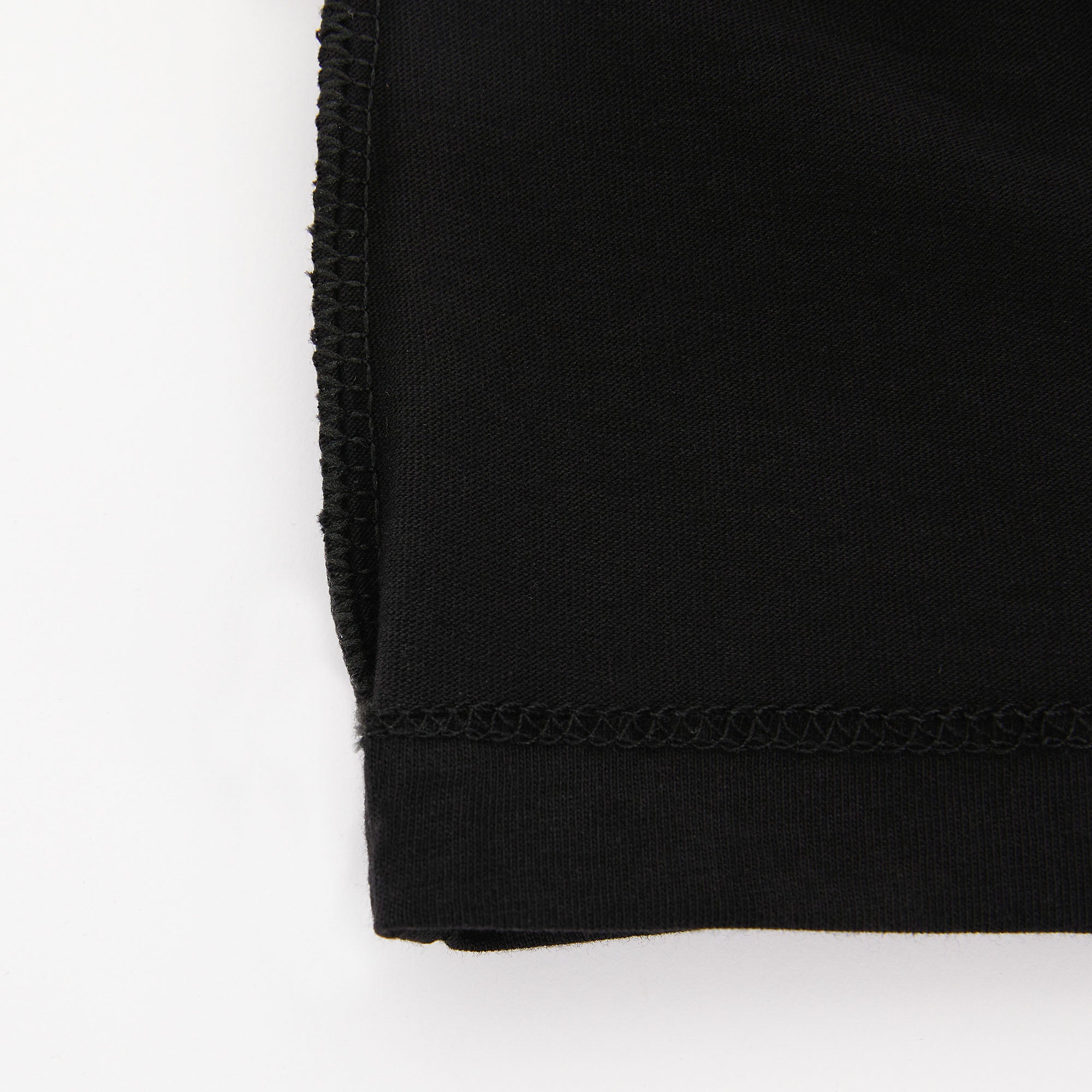 Girls Black Printed Cotton T-Shirt