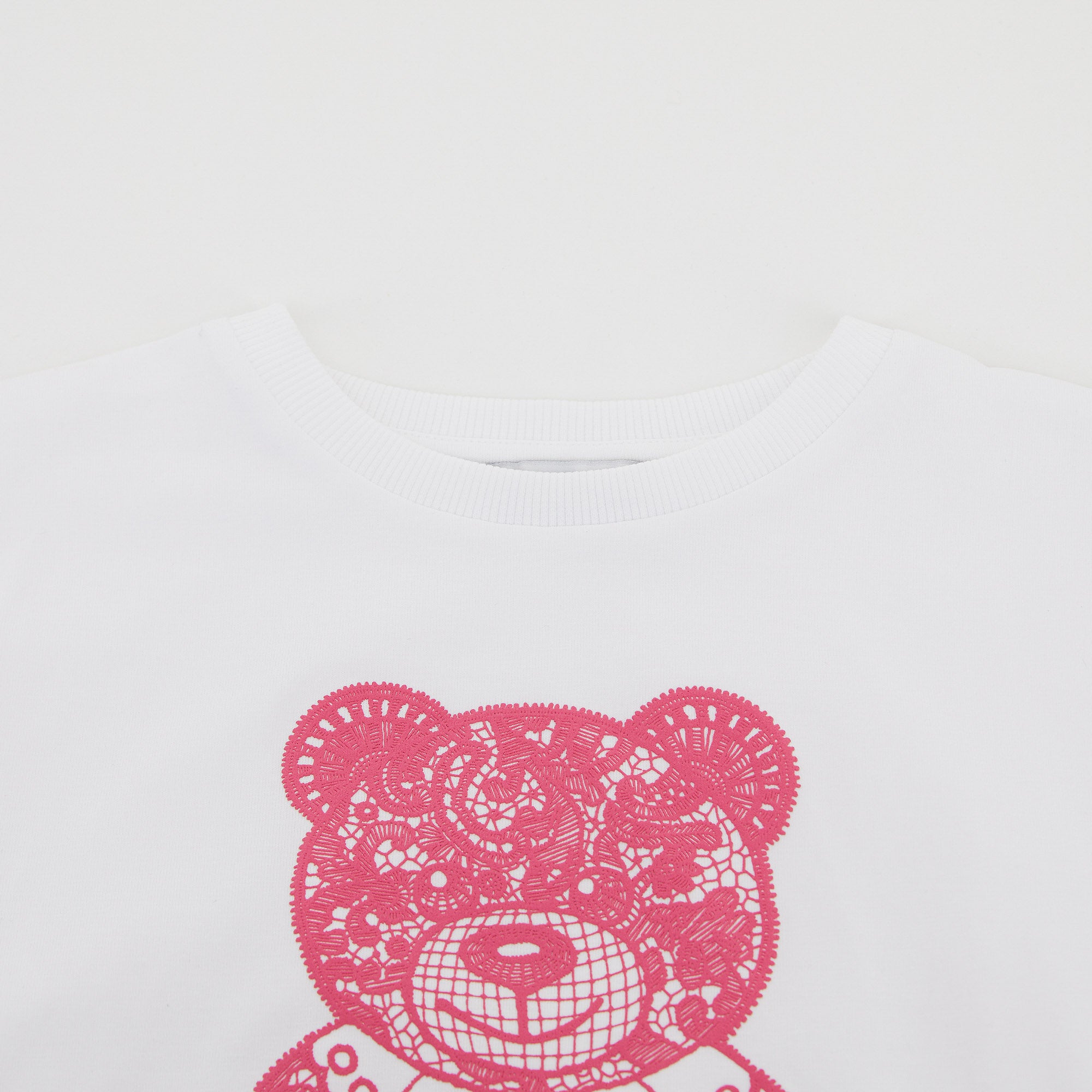 Boys & Girls White Toy Cotton T-Shirt